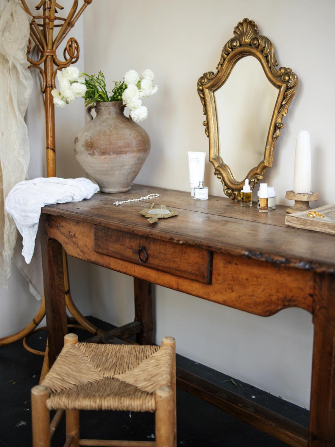 Gilt Shell Mirror