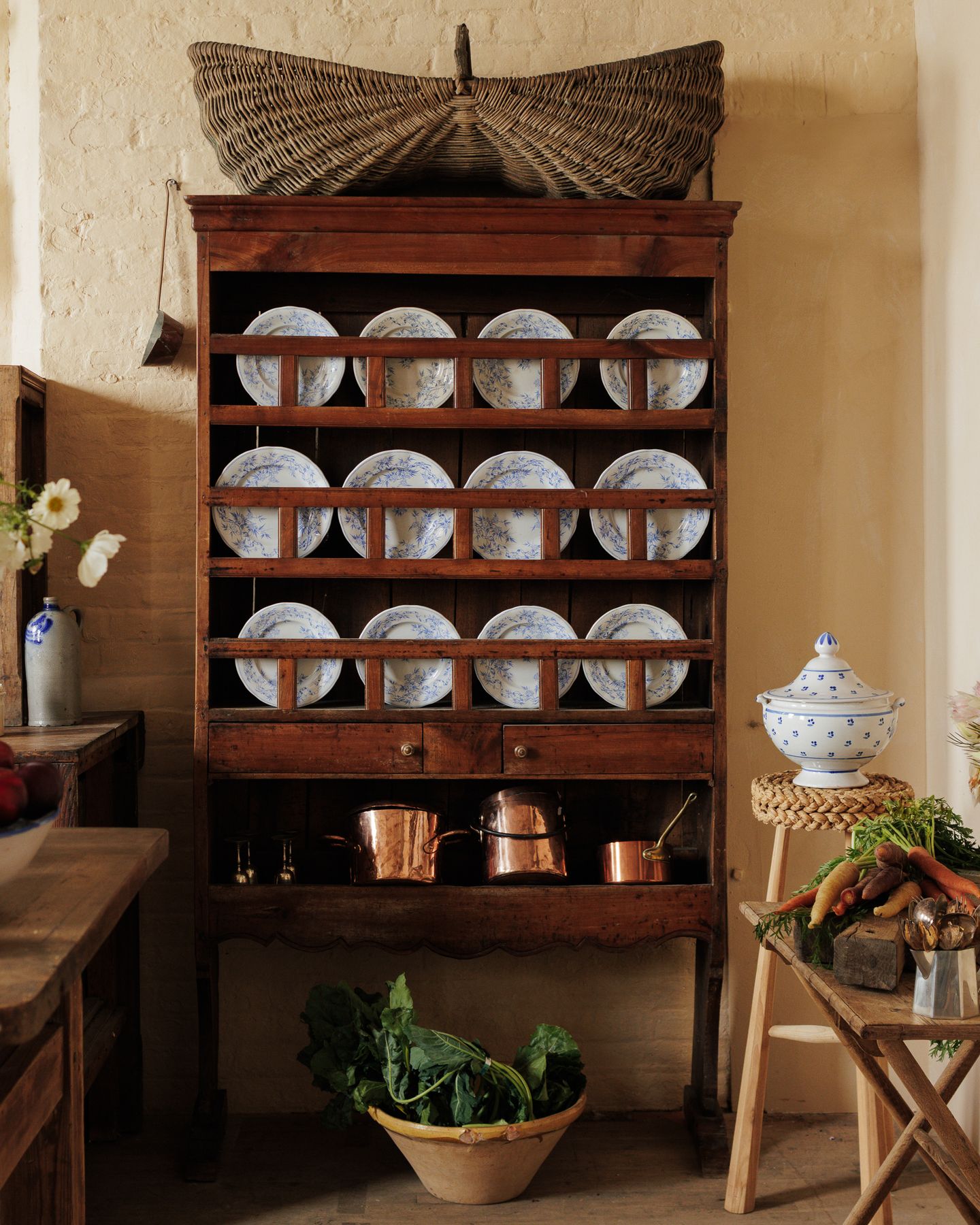 French Plate Cupboard