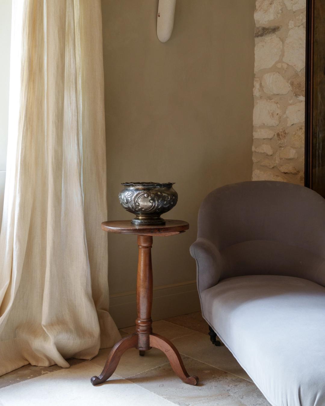 Walnut Pedestal Table
