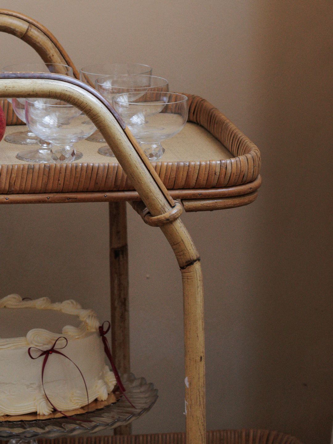 Bamboo Bar cart