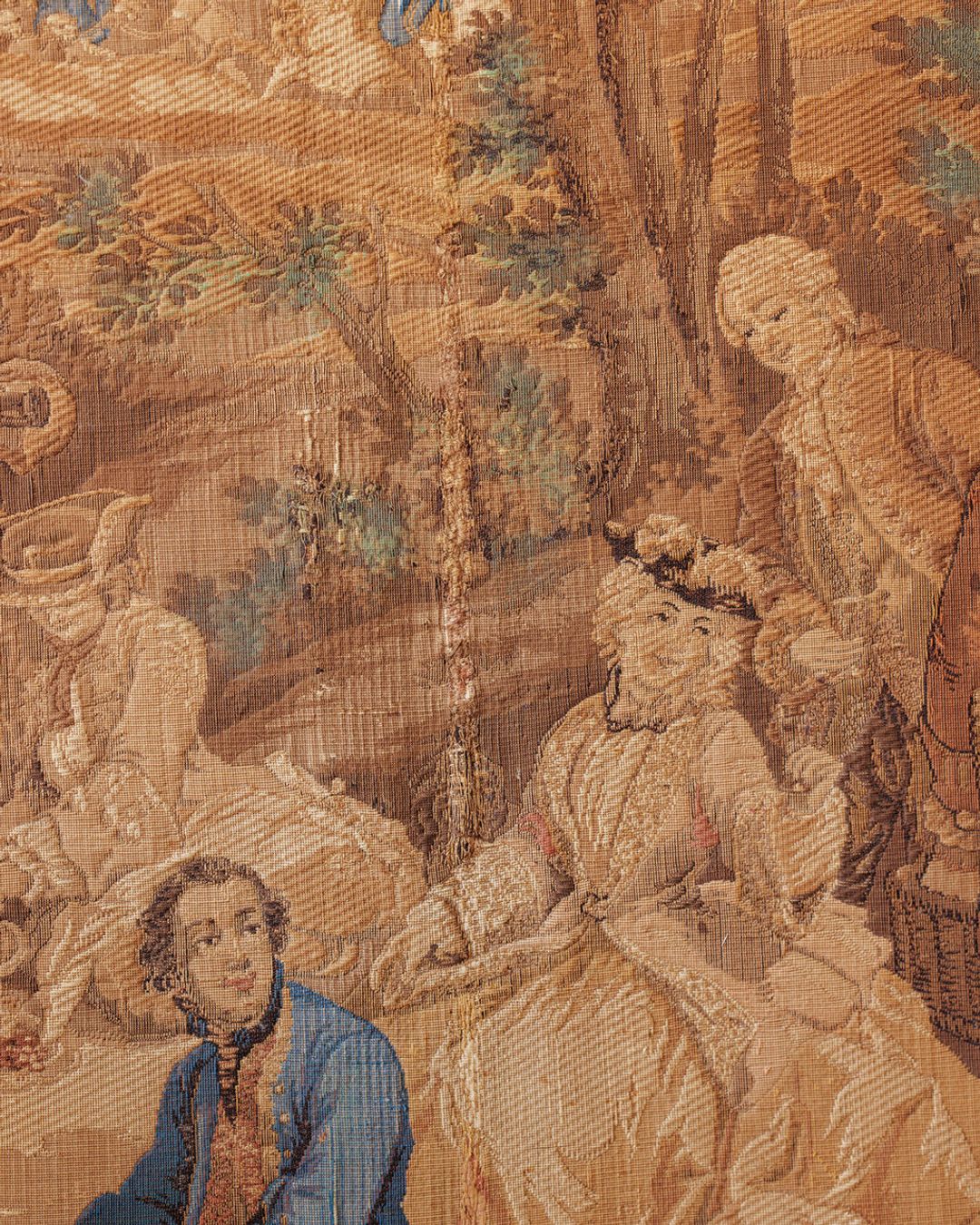 Tapestry on Wood - I