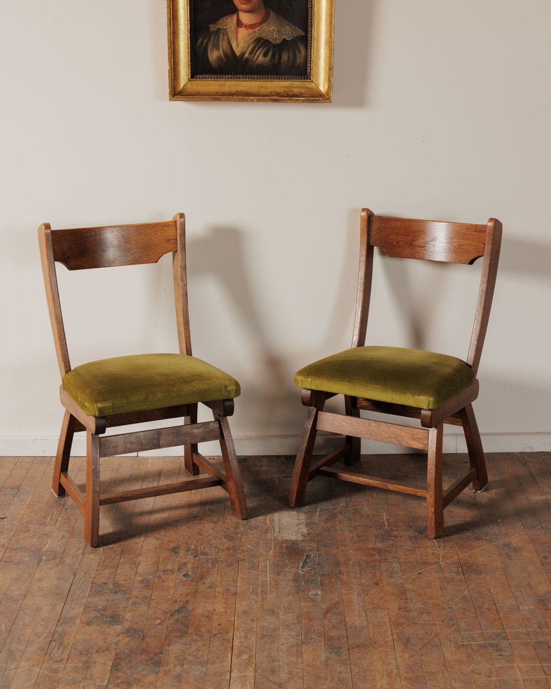 Dutch Olive Dining Chairs - Set of 4