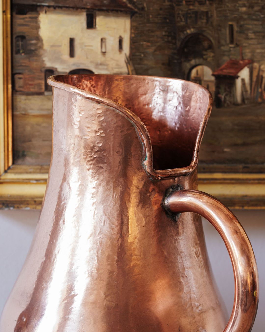 Antique Copper Pitcher