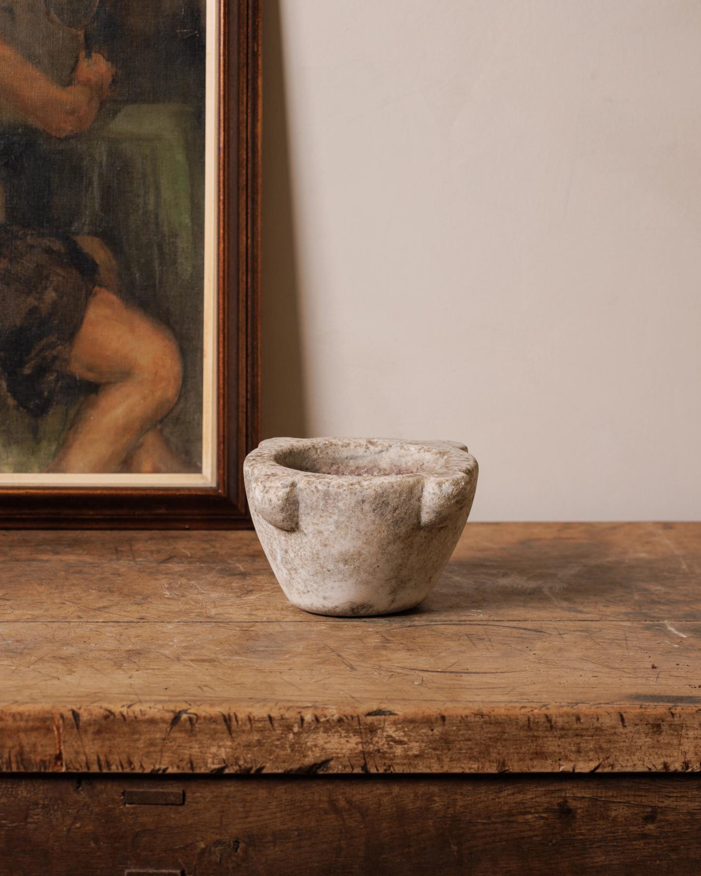 Patina Spanish Marble Mortar
