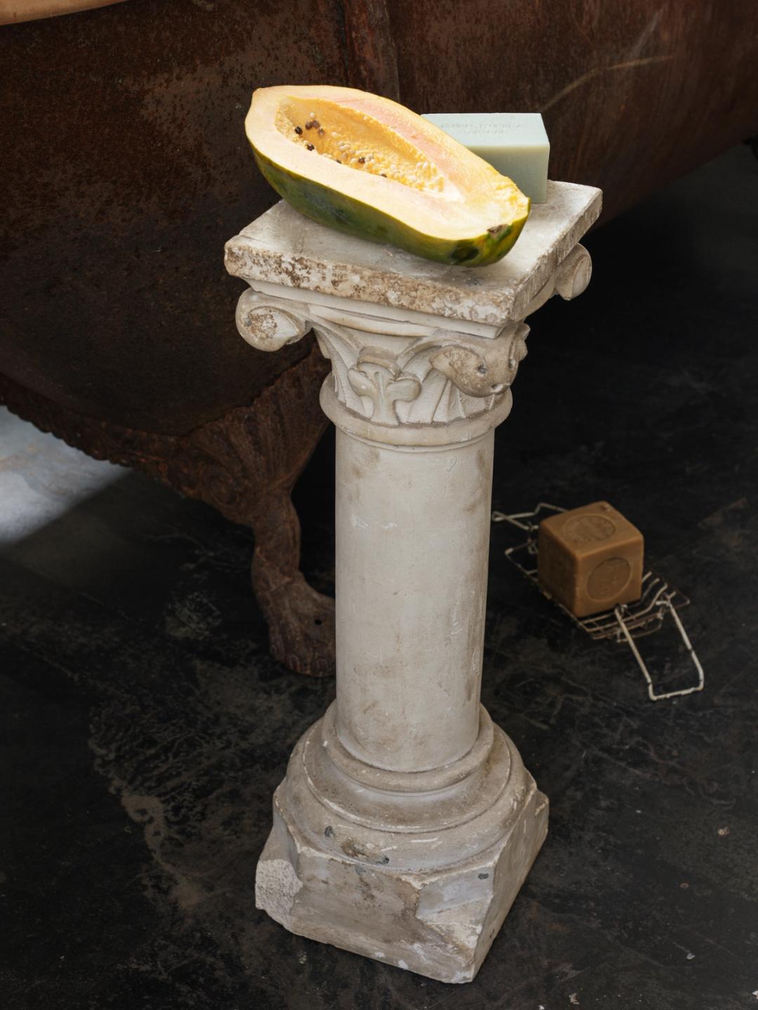 Limestone Column Pedestal