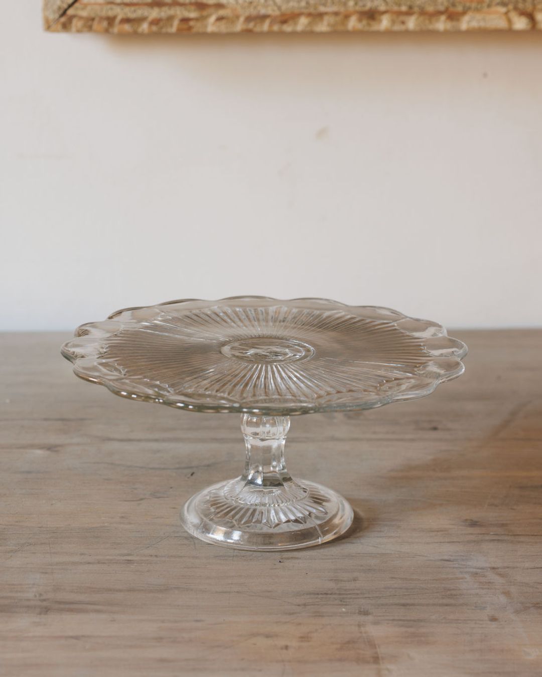 Glass Cake Pedestal
