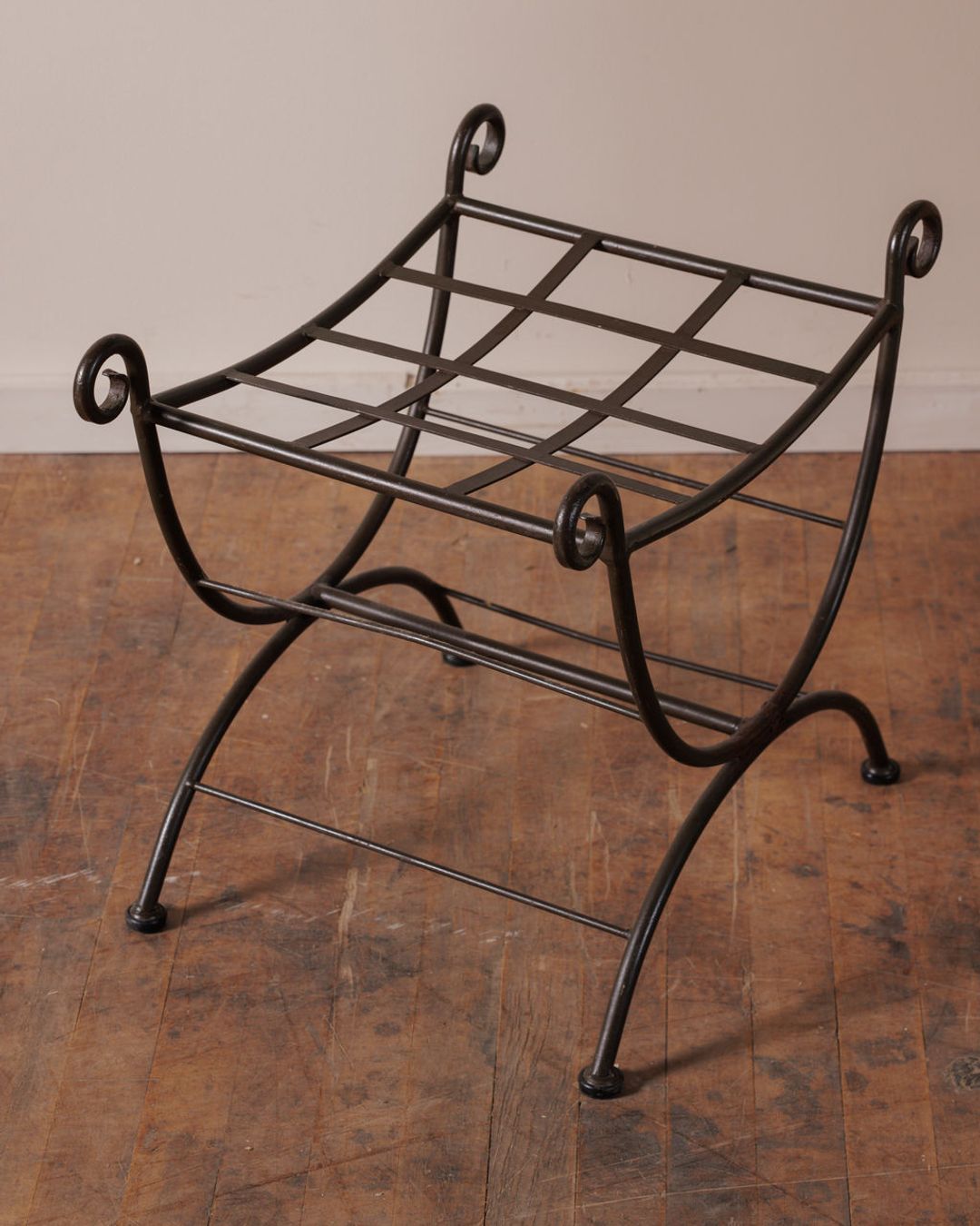 French Wrought Iron Stool