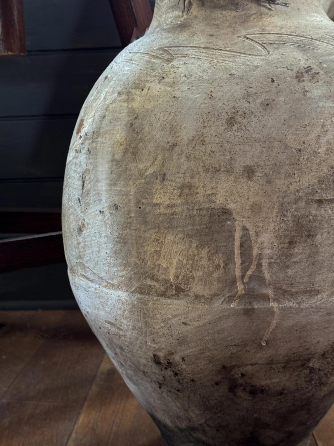 Whitewash Turkish Pot, Large