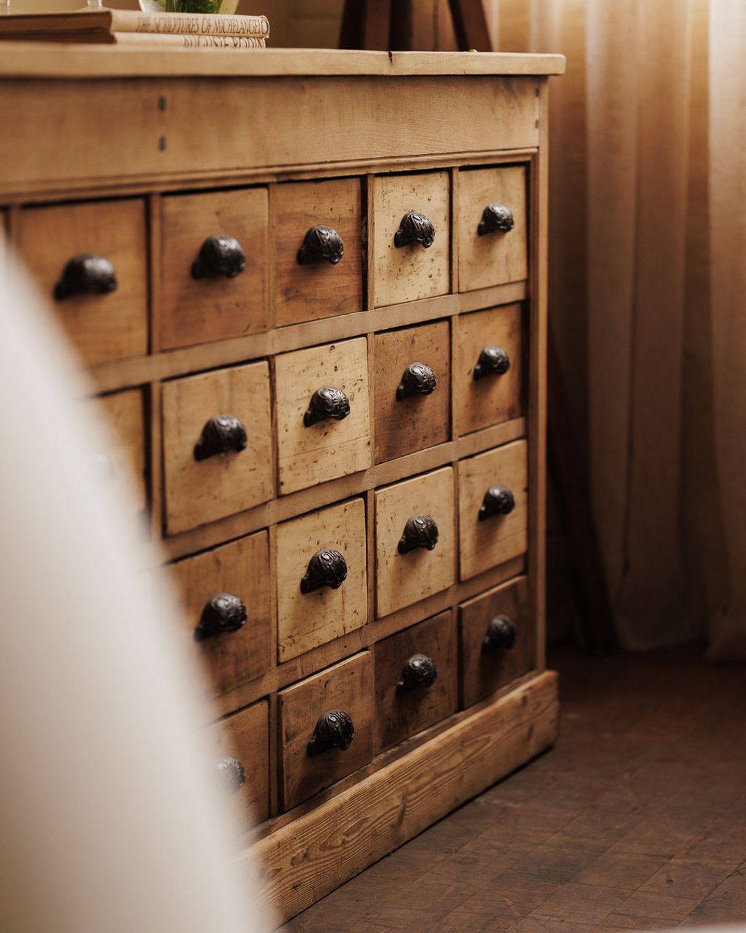 Antique Apothecary Counter