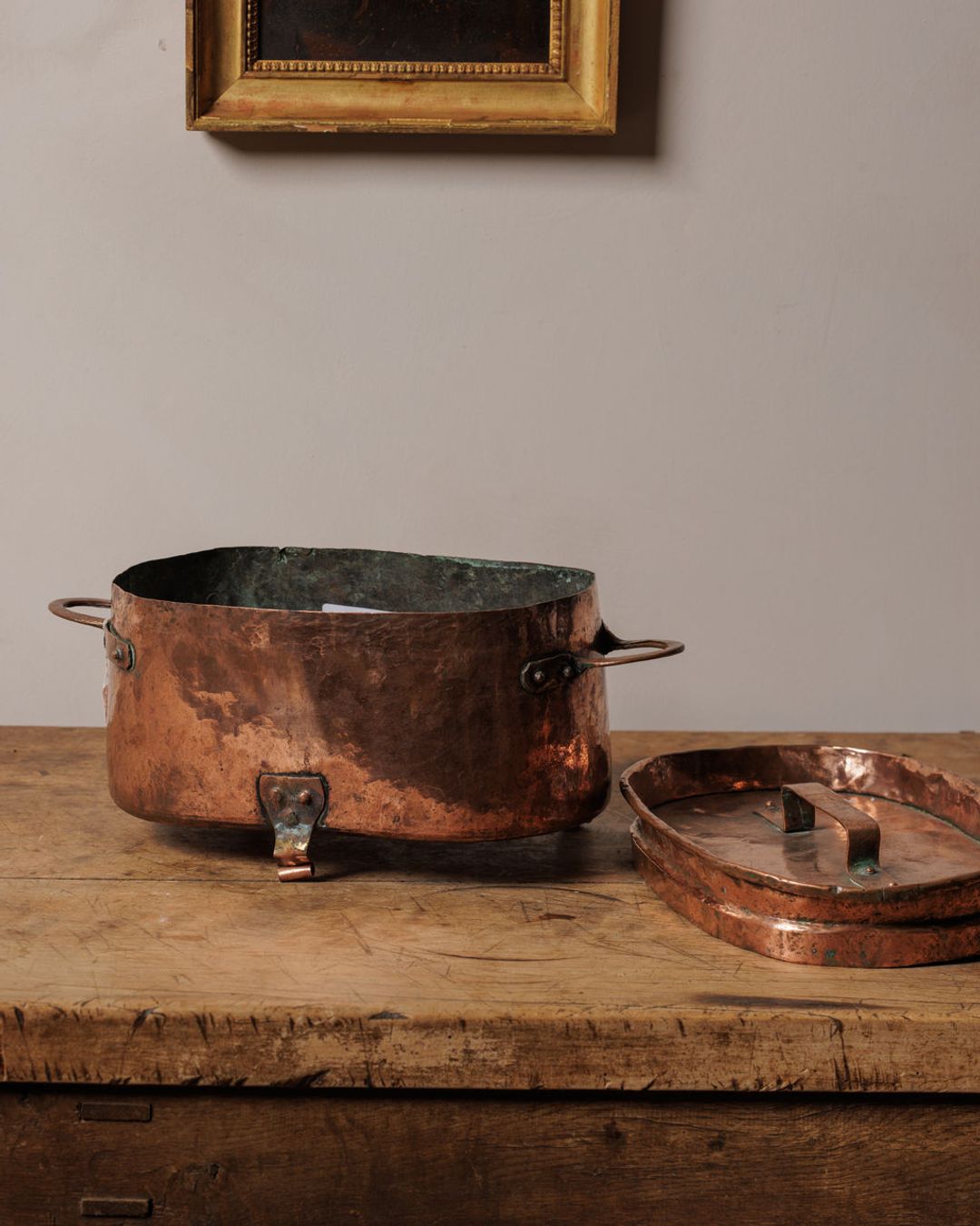 Antique Copper Pot - Large
