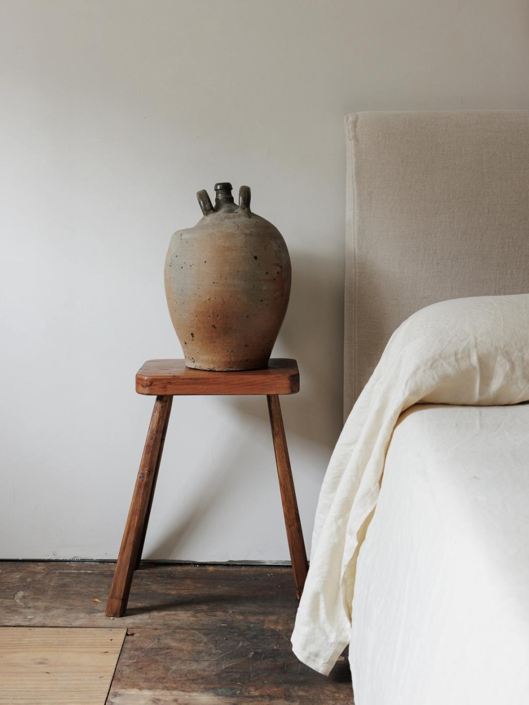 Tall Brutalist Stools - Pair