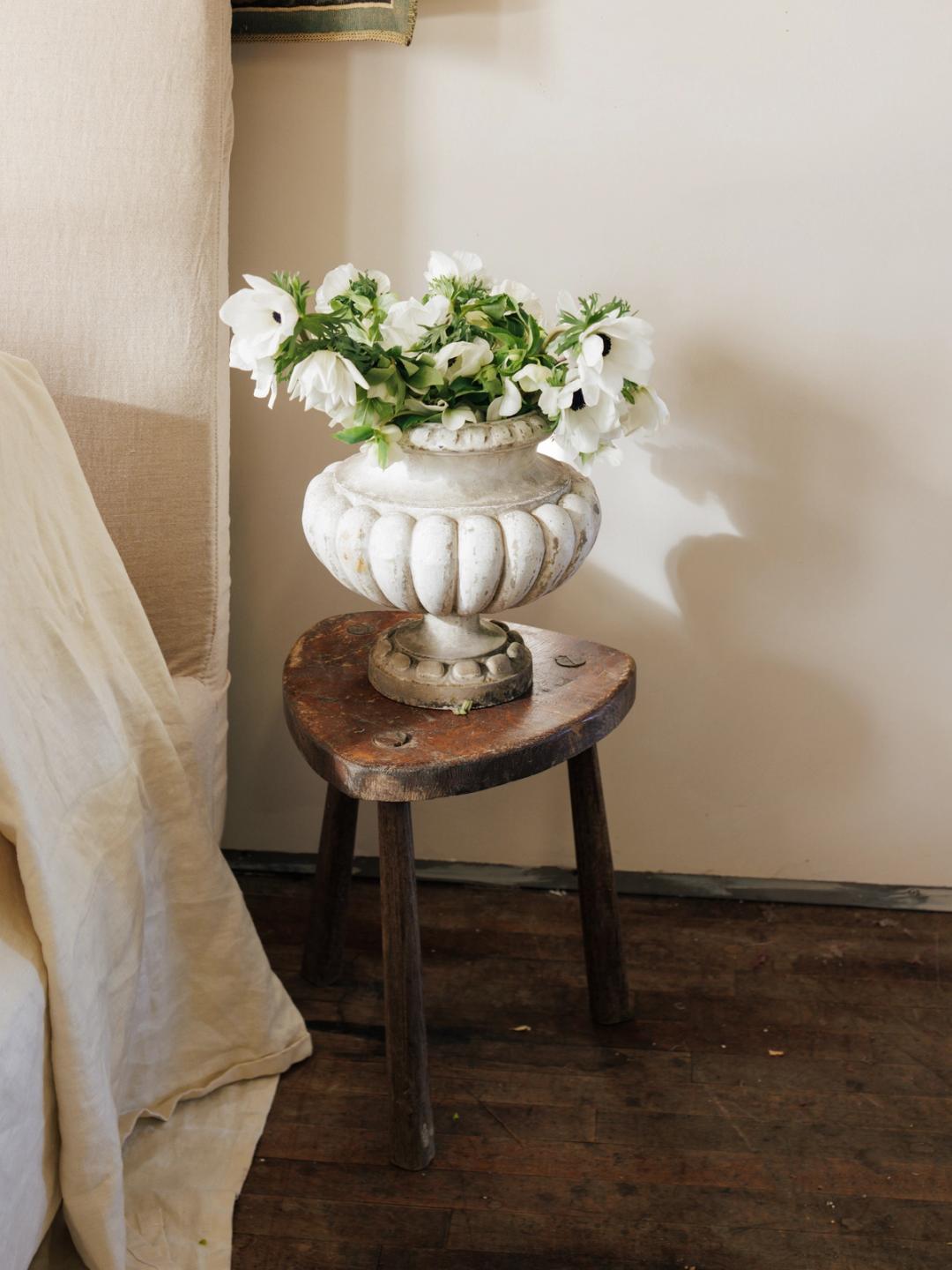 Antique Brutalist Stool