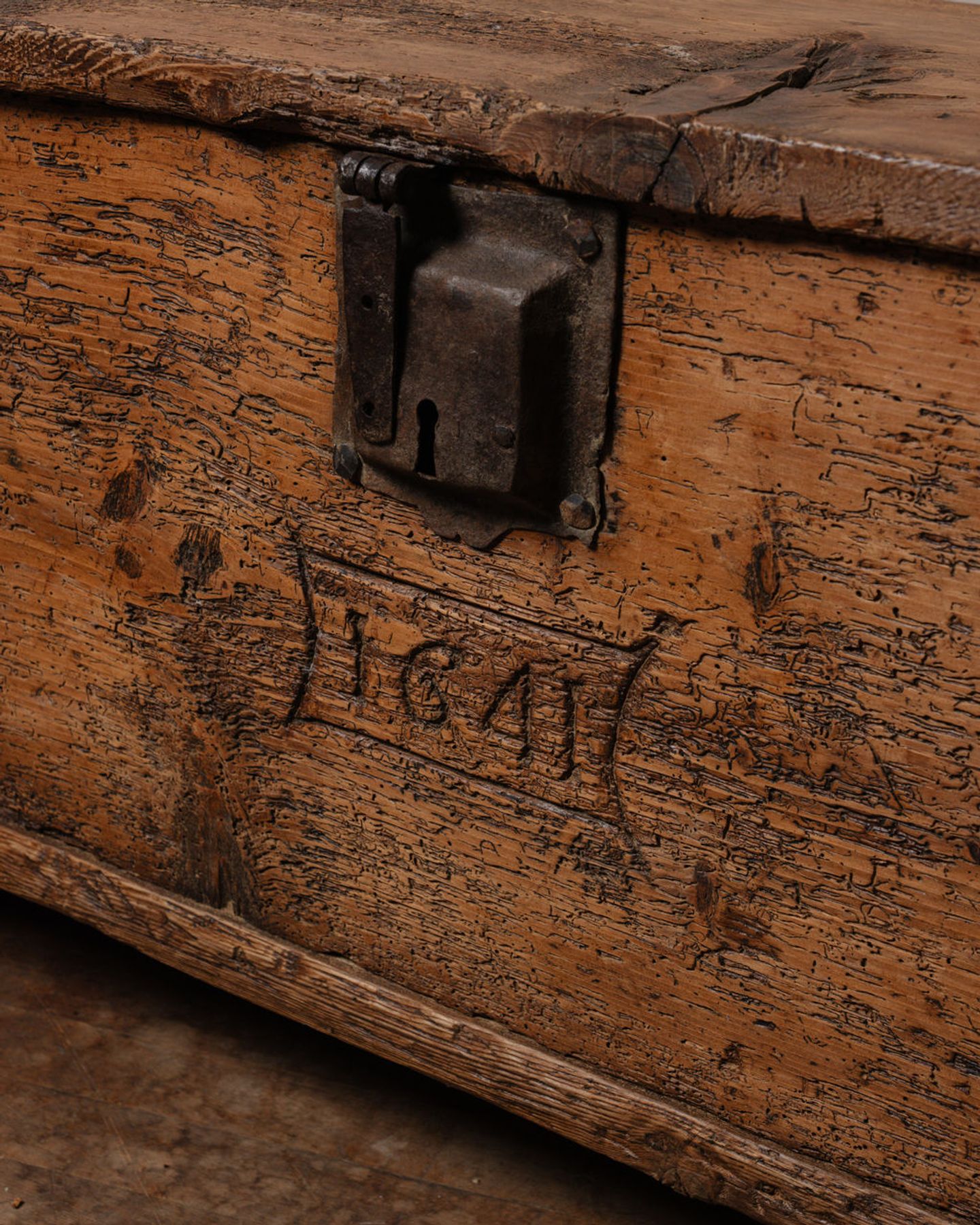 17th c. French Wedding Chest
