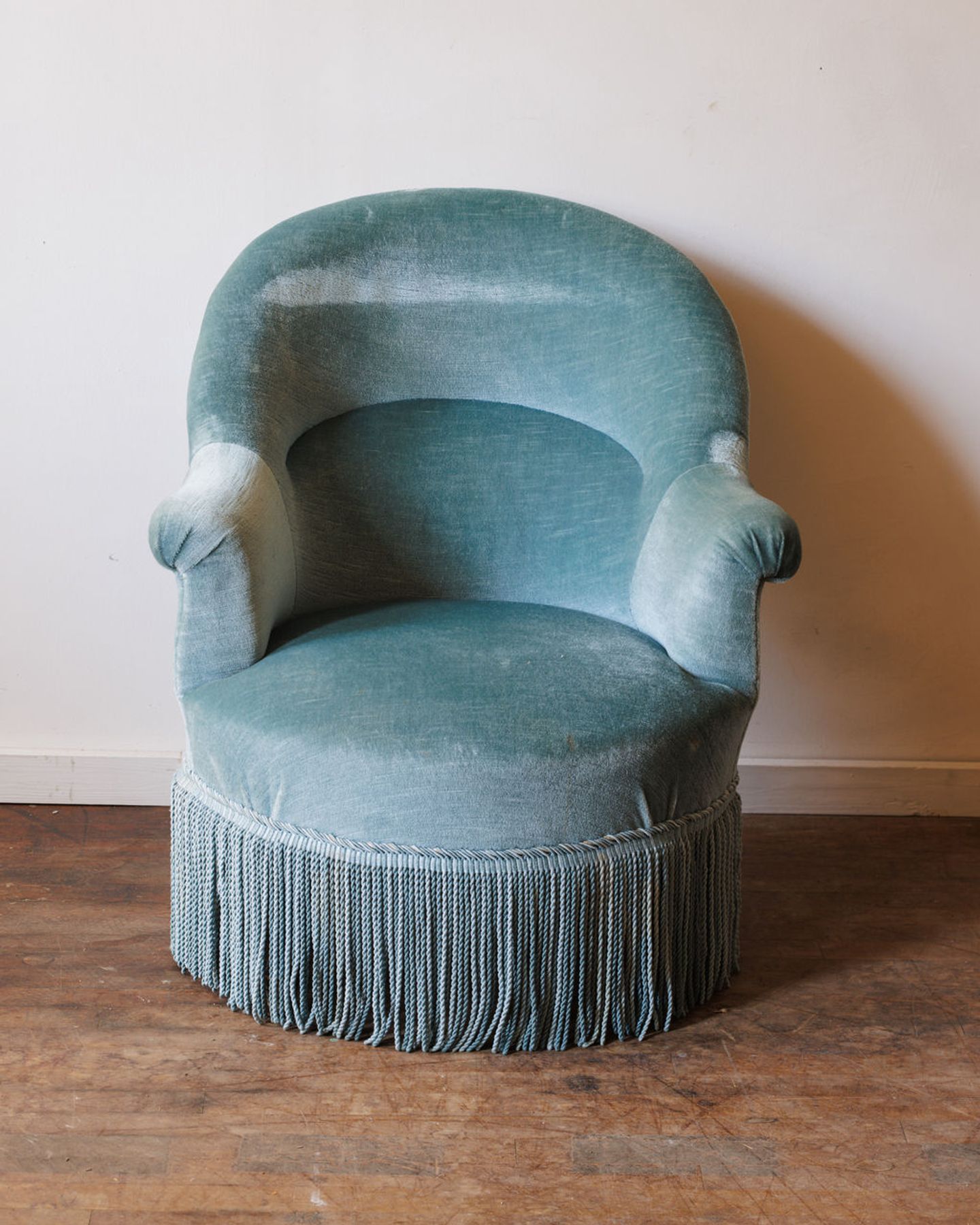 Napoleon III Armchair - Robins Egg