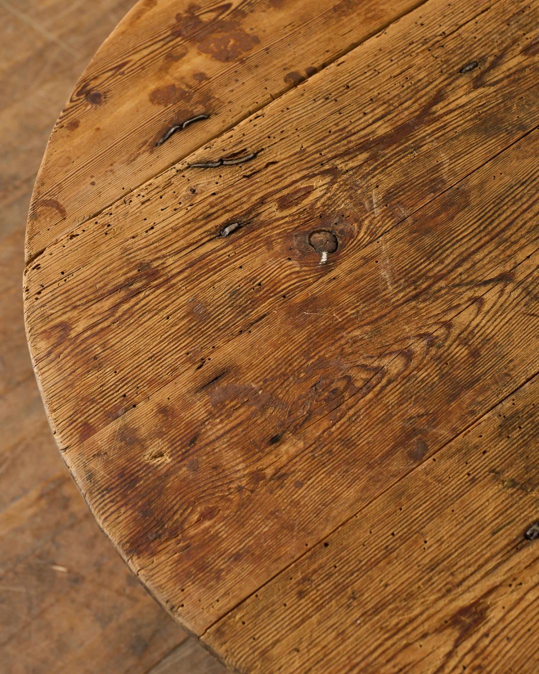 French Folding Side Table
