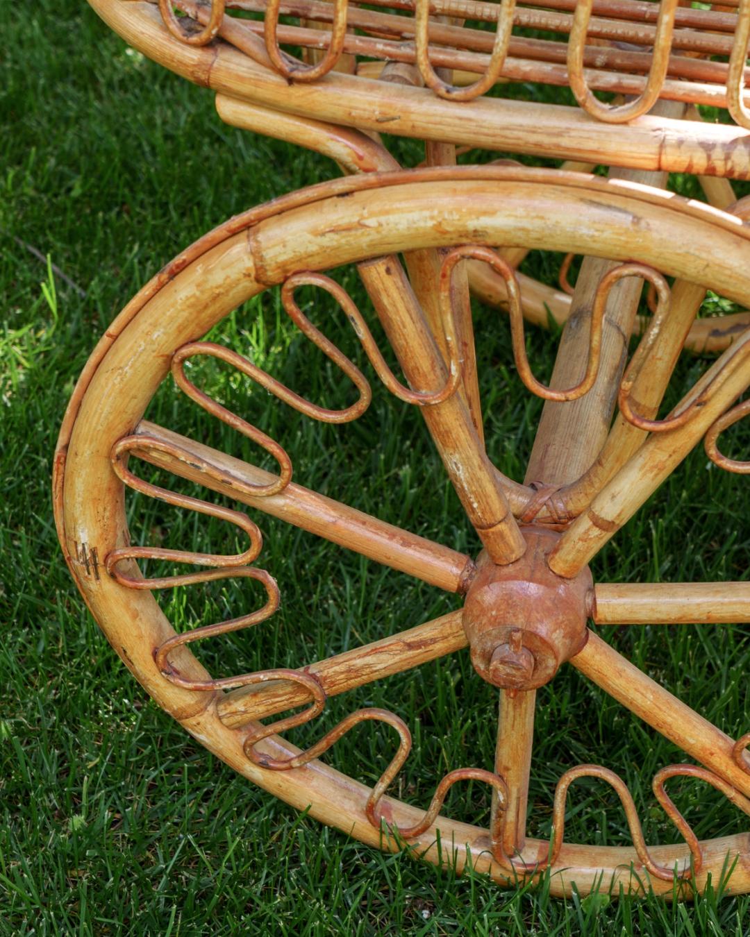 Rattan Bar Cart