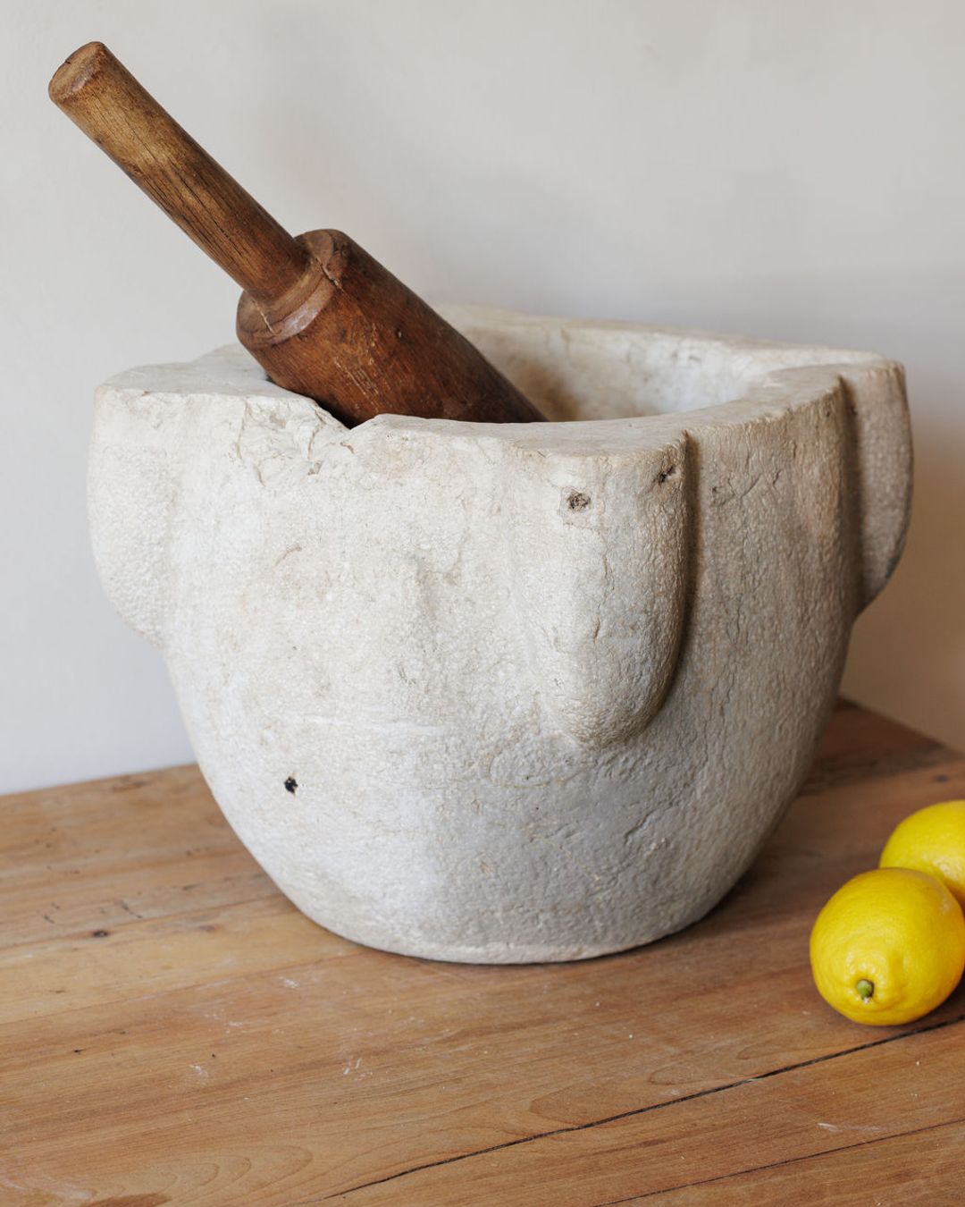 Monumental French Antique Mortar and Pestle