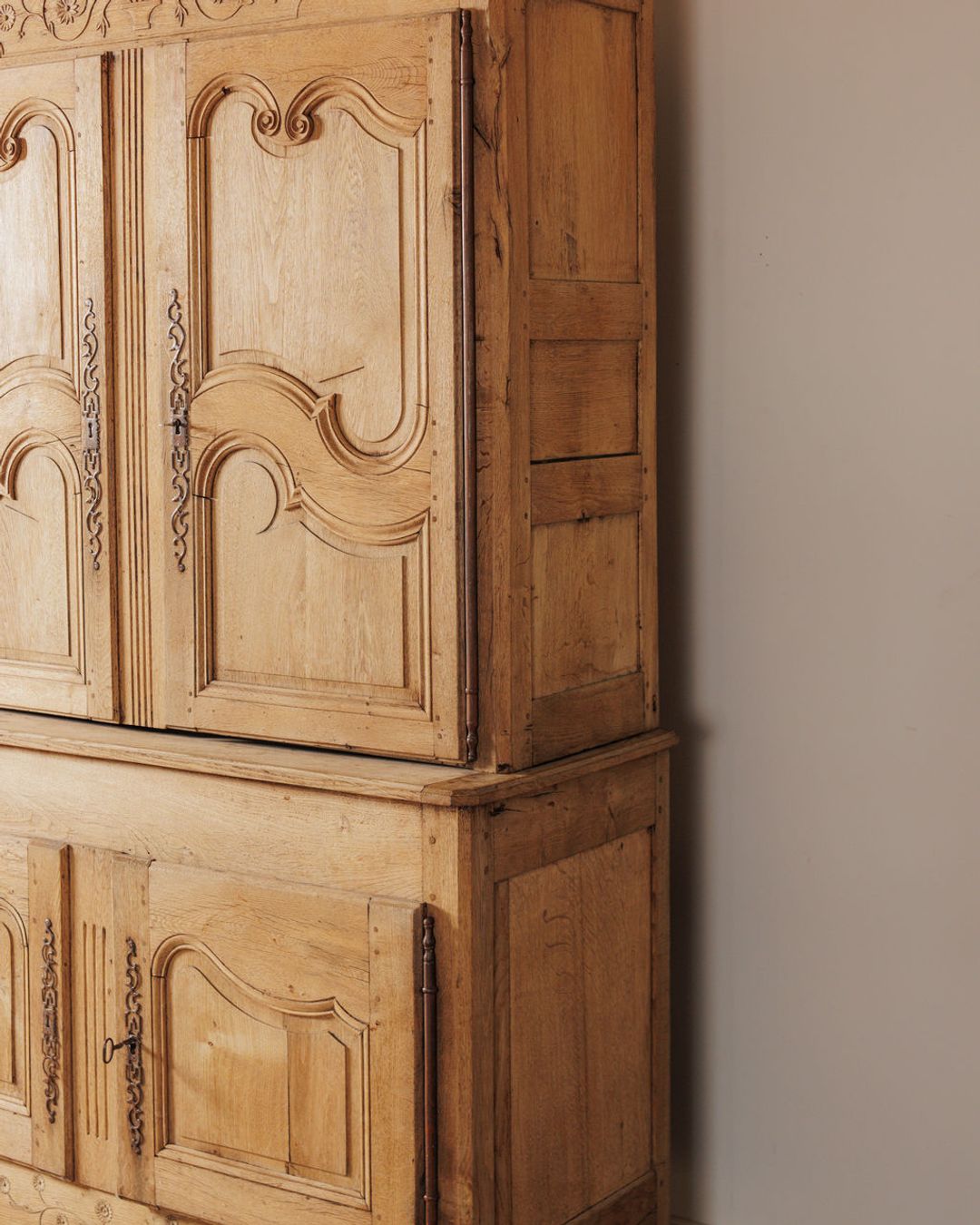 19th c. Oak Alsace Cupboard