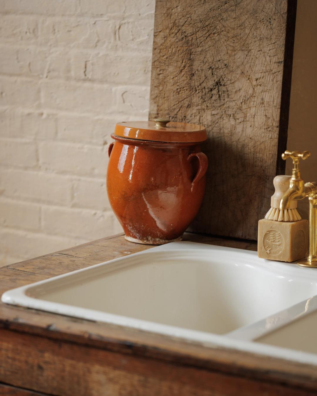L'orange Pot with Lid