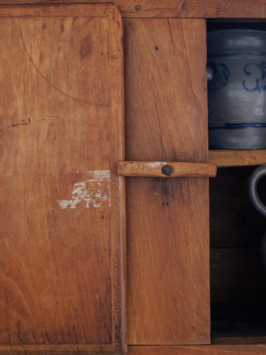 19th C. Oak Cupboard