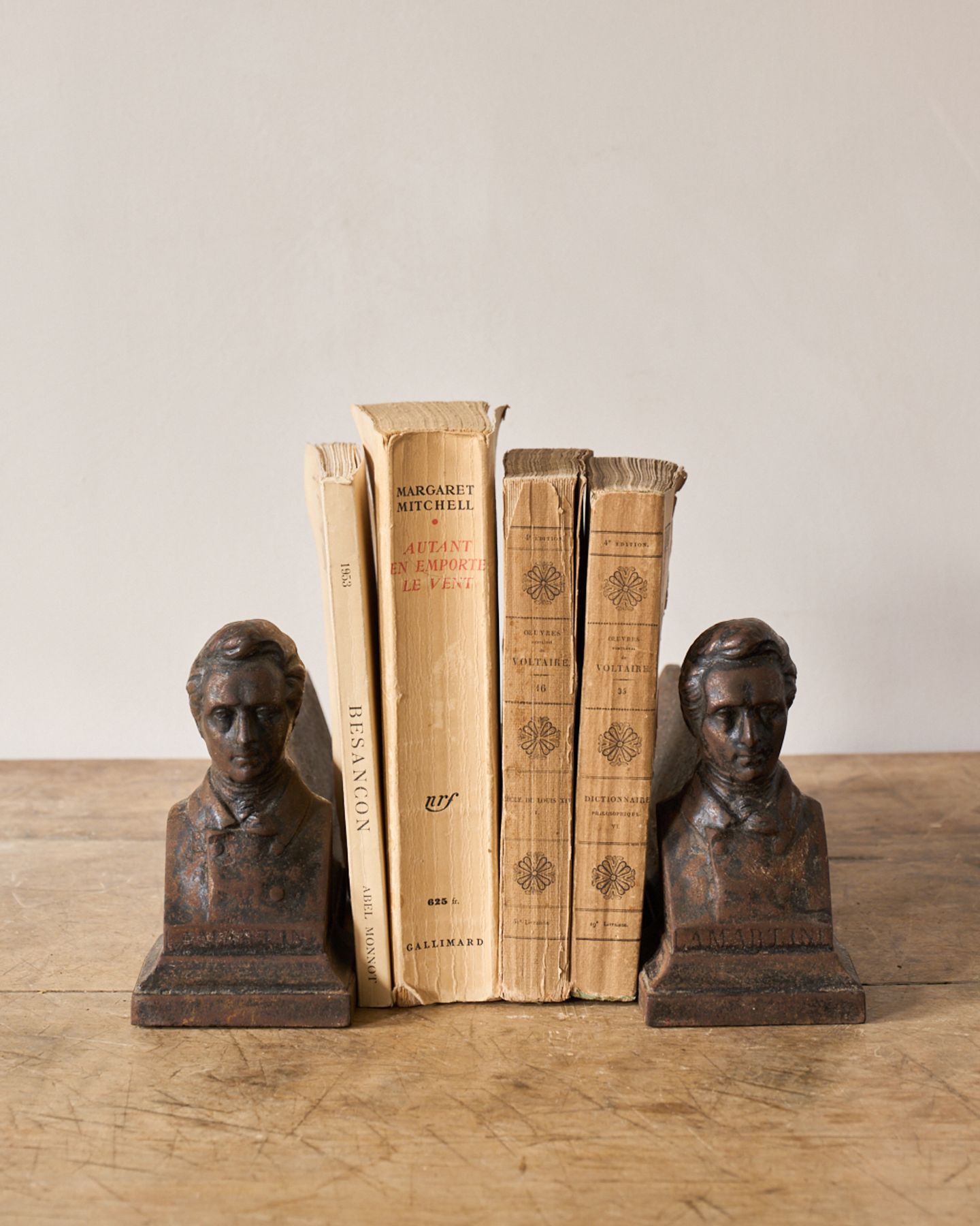 Fireplace Cast Iron Bookends - Monsieur
