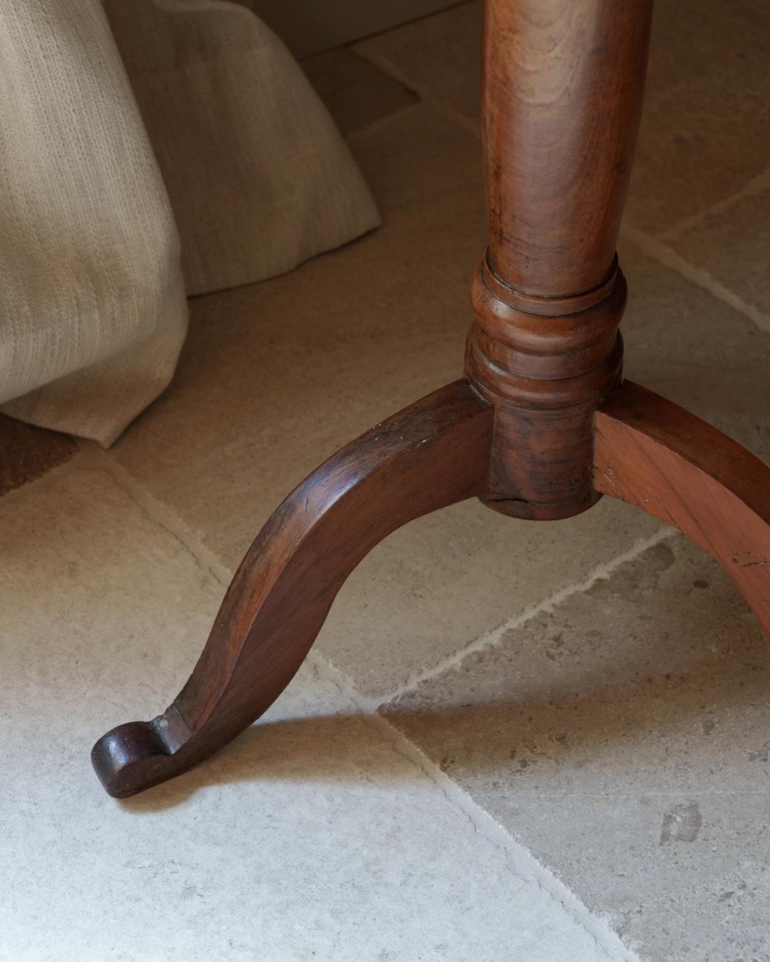 Walnut Pedestal Table