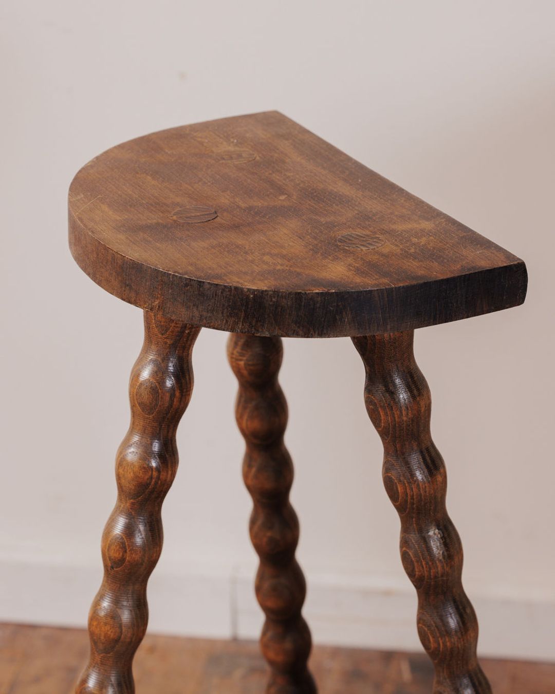 Tall Demi Lune Bobbin Stool