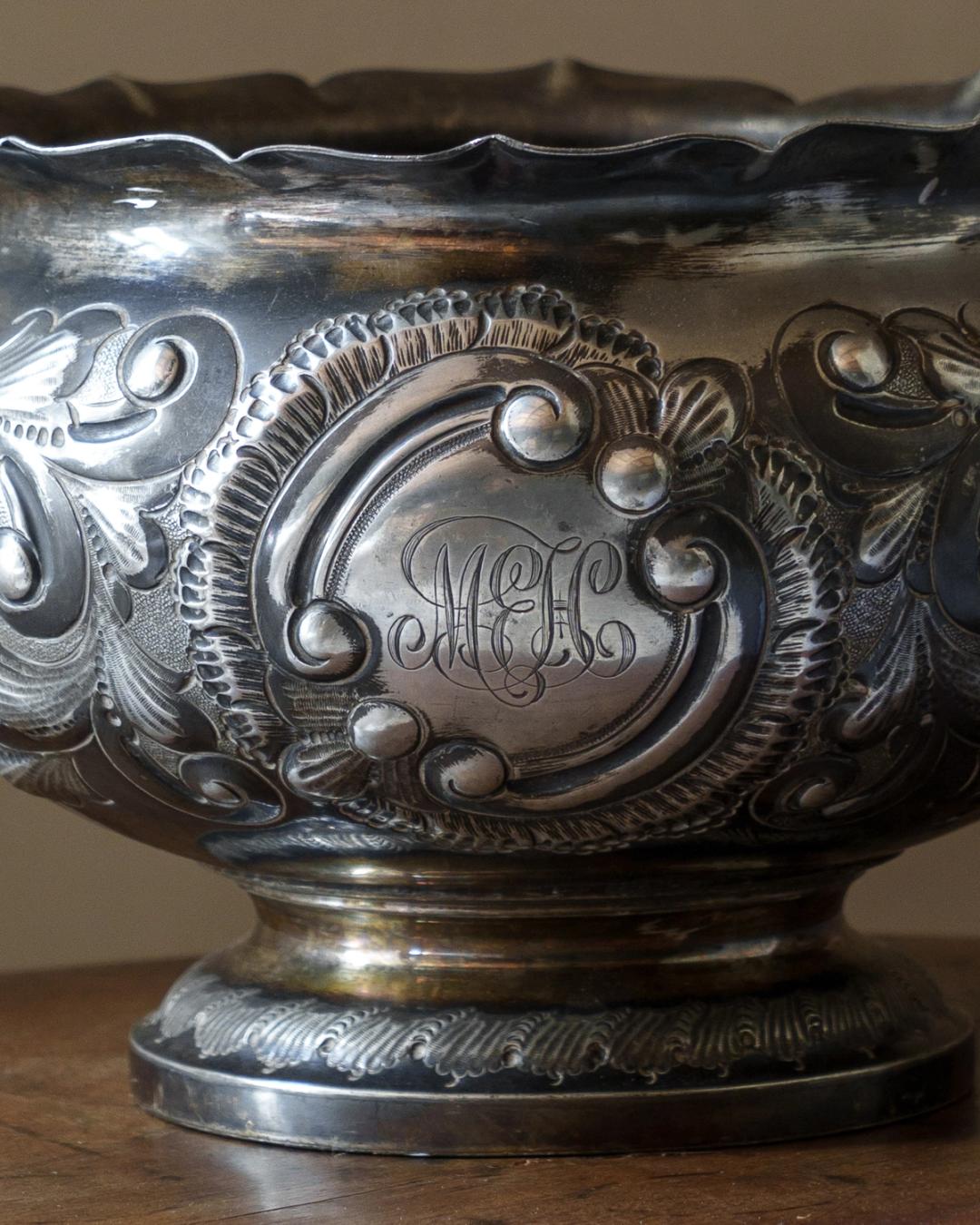 Large Silver Pot