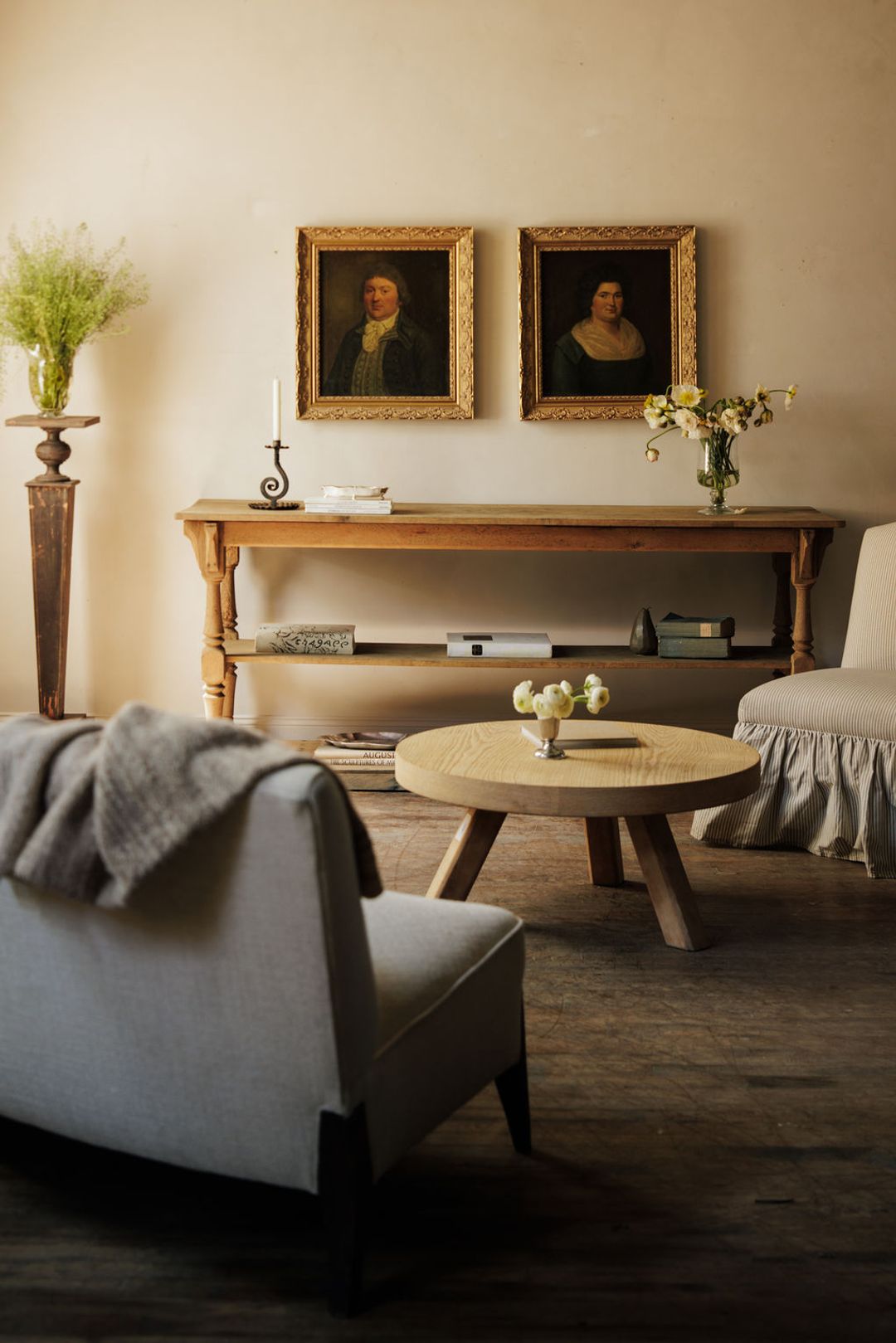 French Round Coffee Table