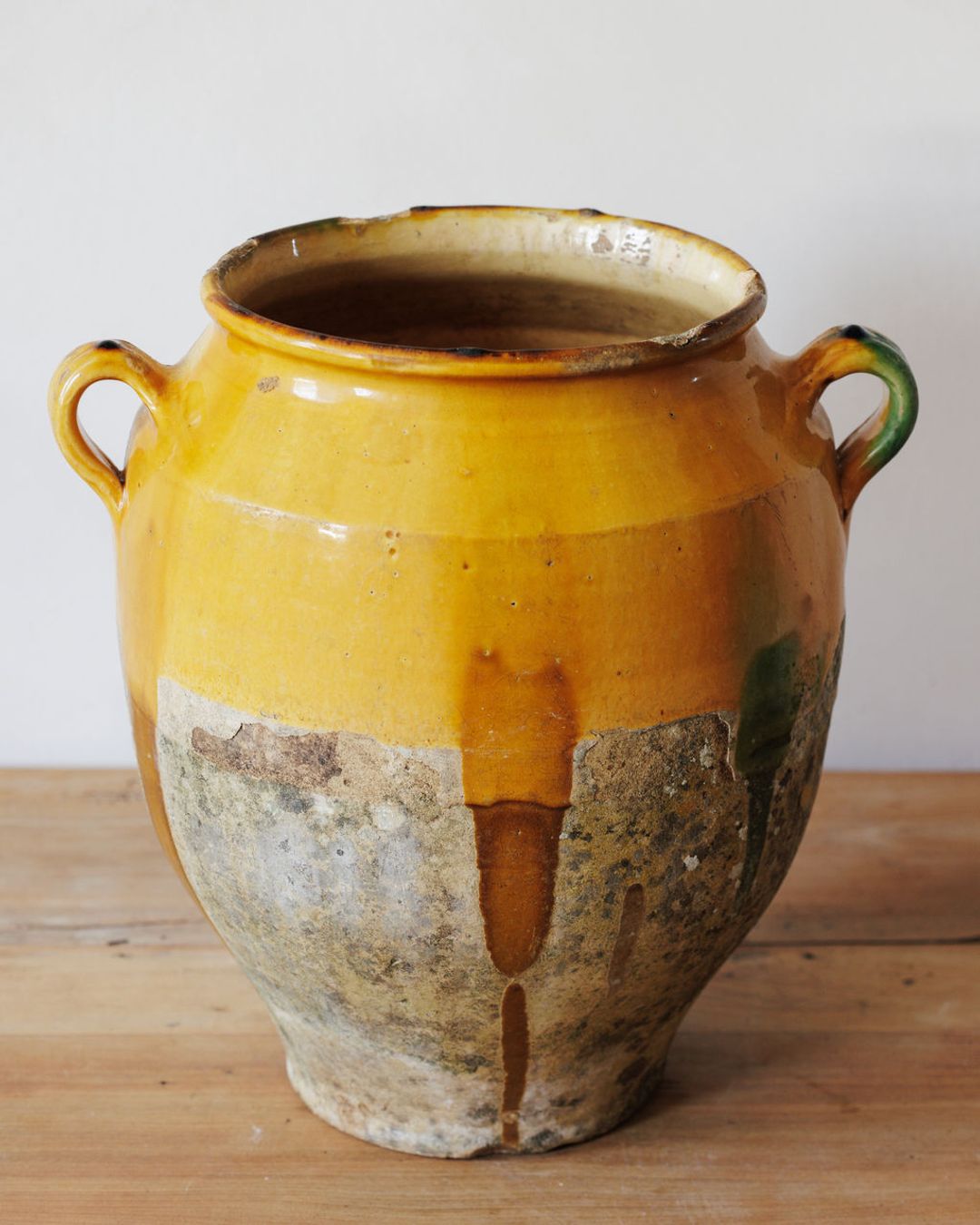 Rare Yellow Confit Pot - Large