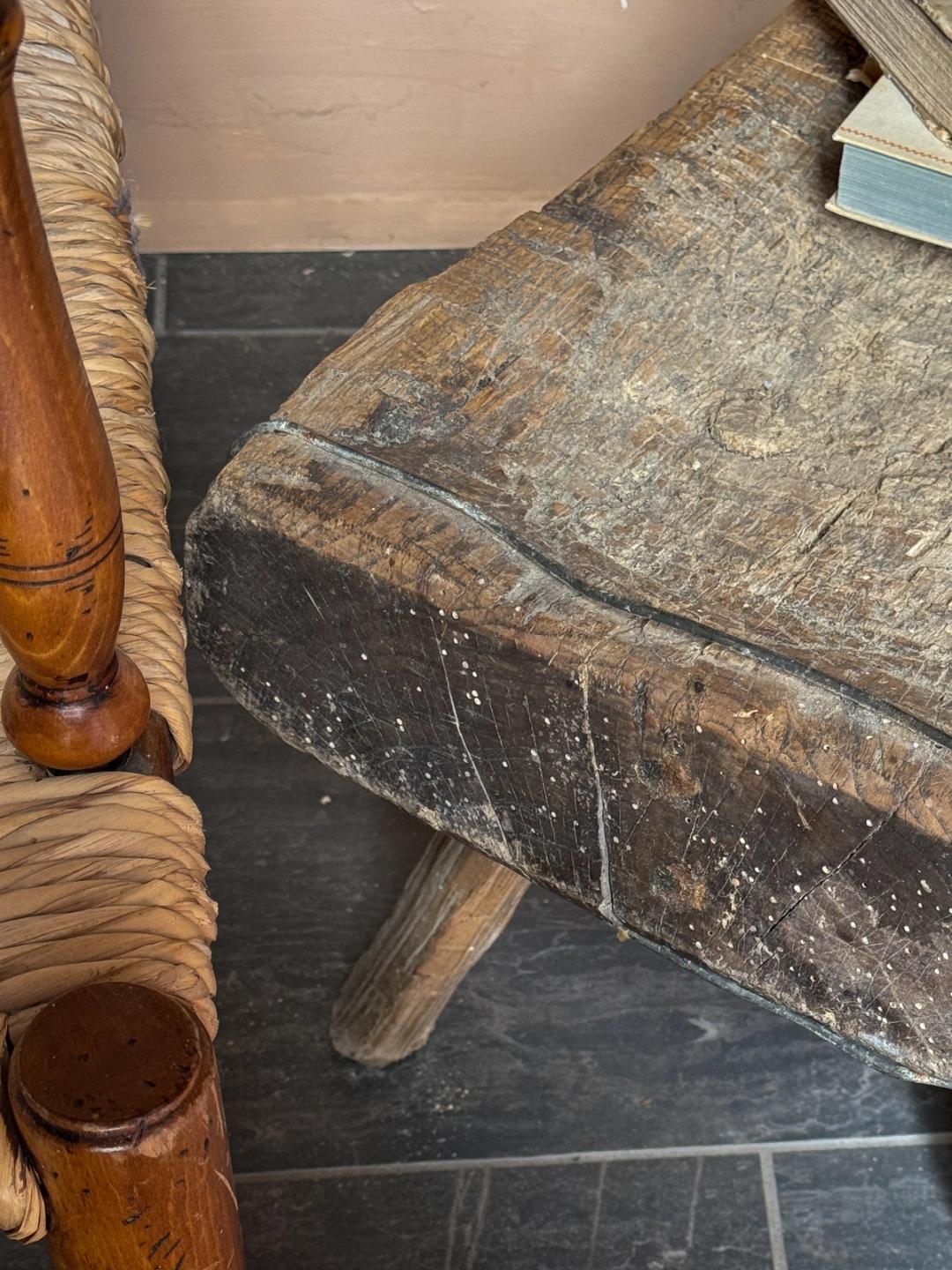 Hungarian Butcher Block Stool