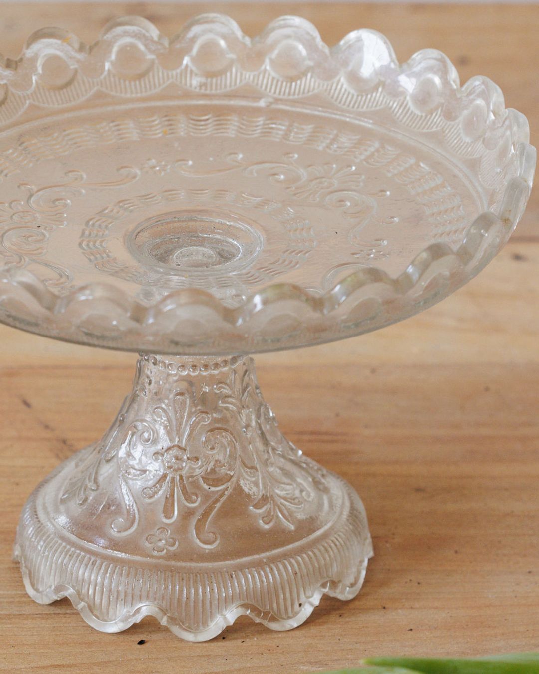 Glass Pedestal Dish