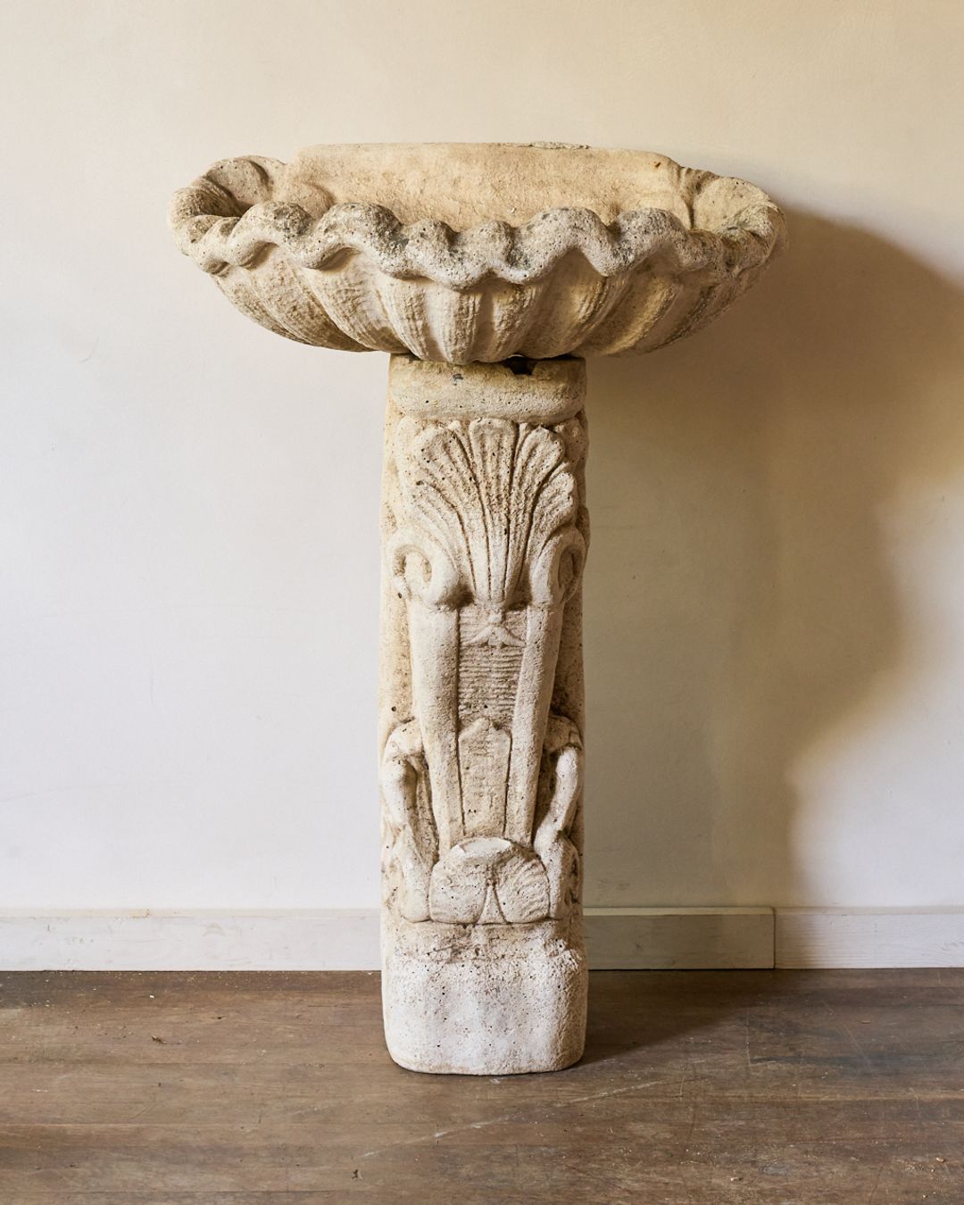 Shell Pedestal Sink