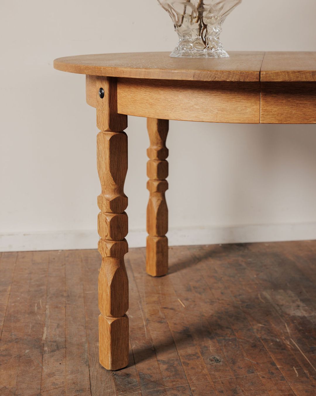 Danish Oak Expanding Dining Table