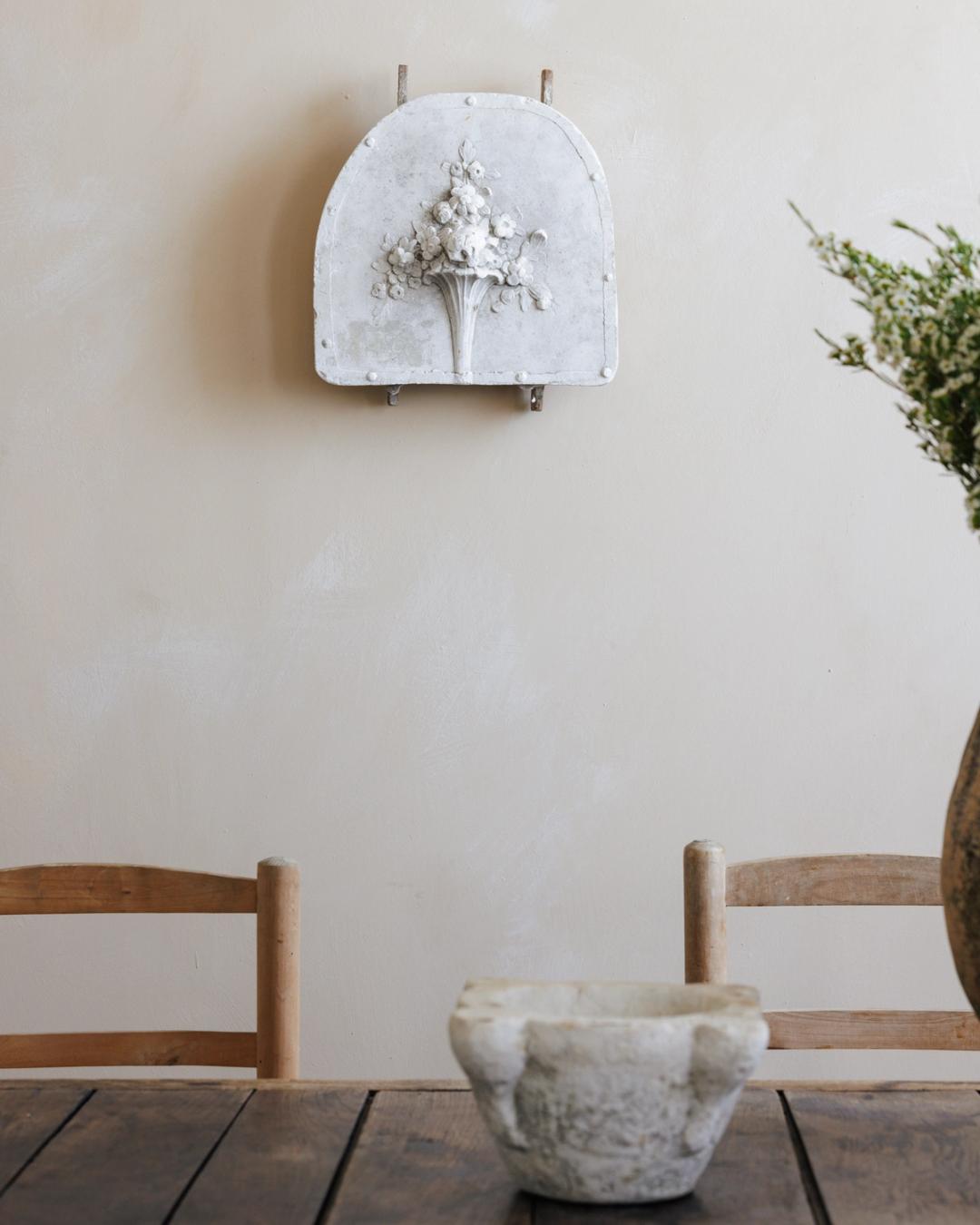 Plaster Relief - Flowers