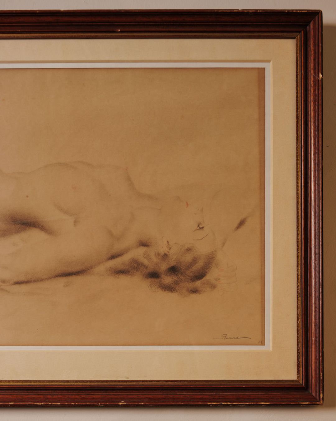 Nude Charcoal Drawing