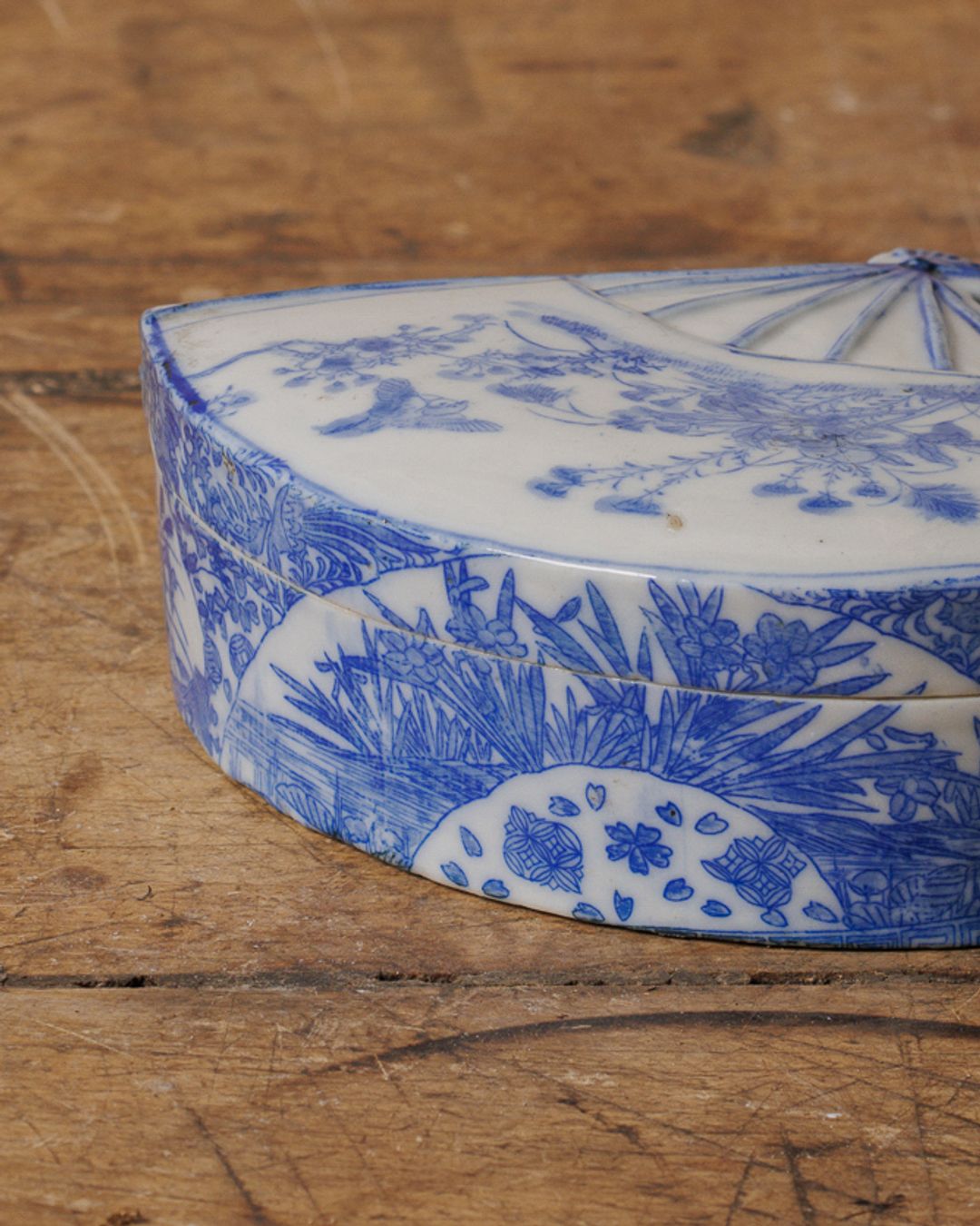 Chinoiserie Fan Jewelry Box