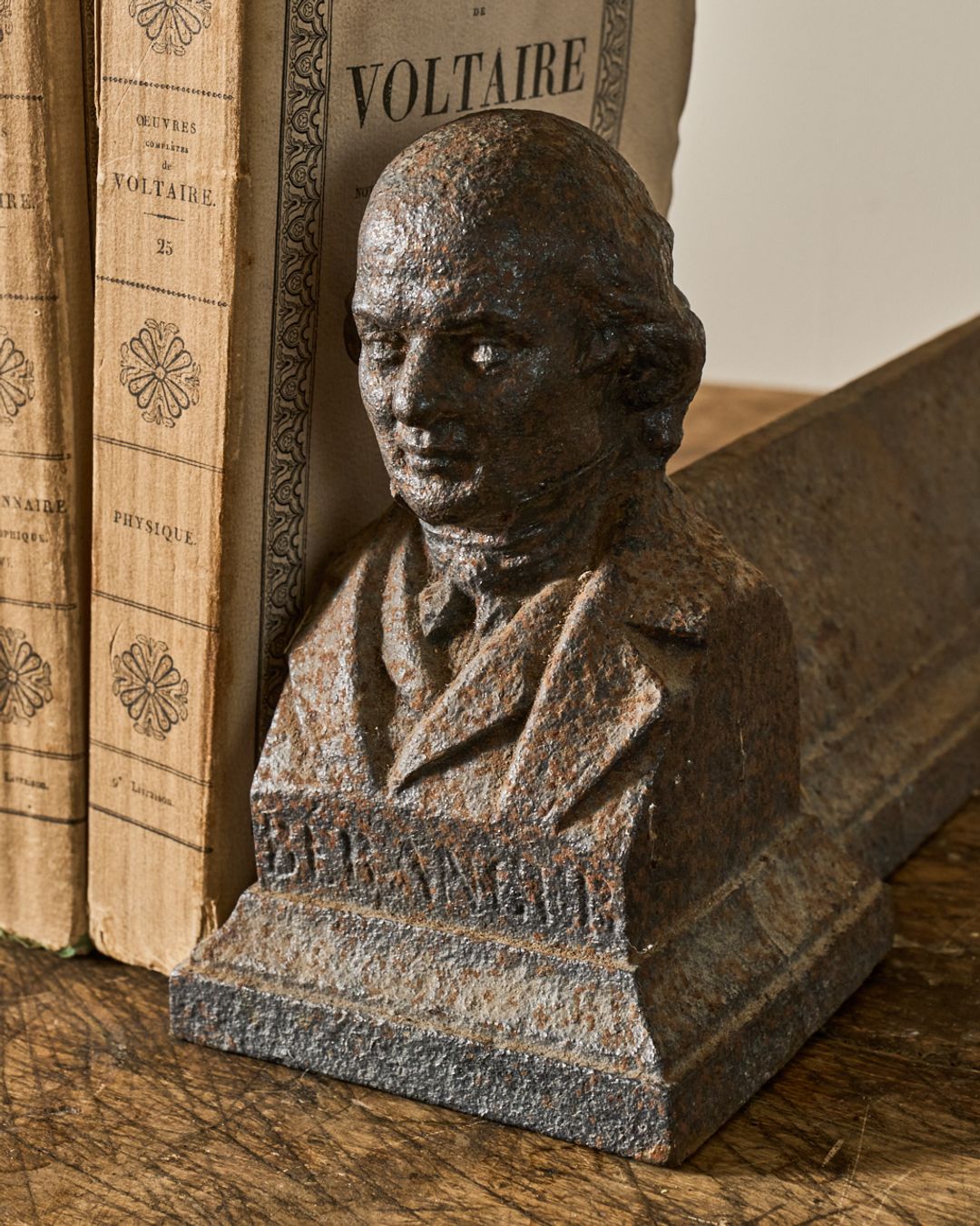 Monsieur Fireplace Cast Iron Bookends