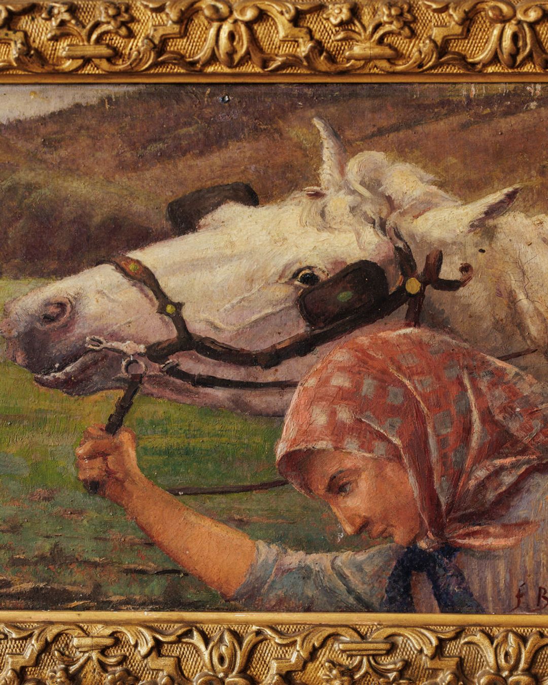 Le Cheval Oil Artwork