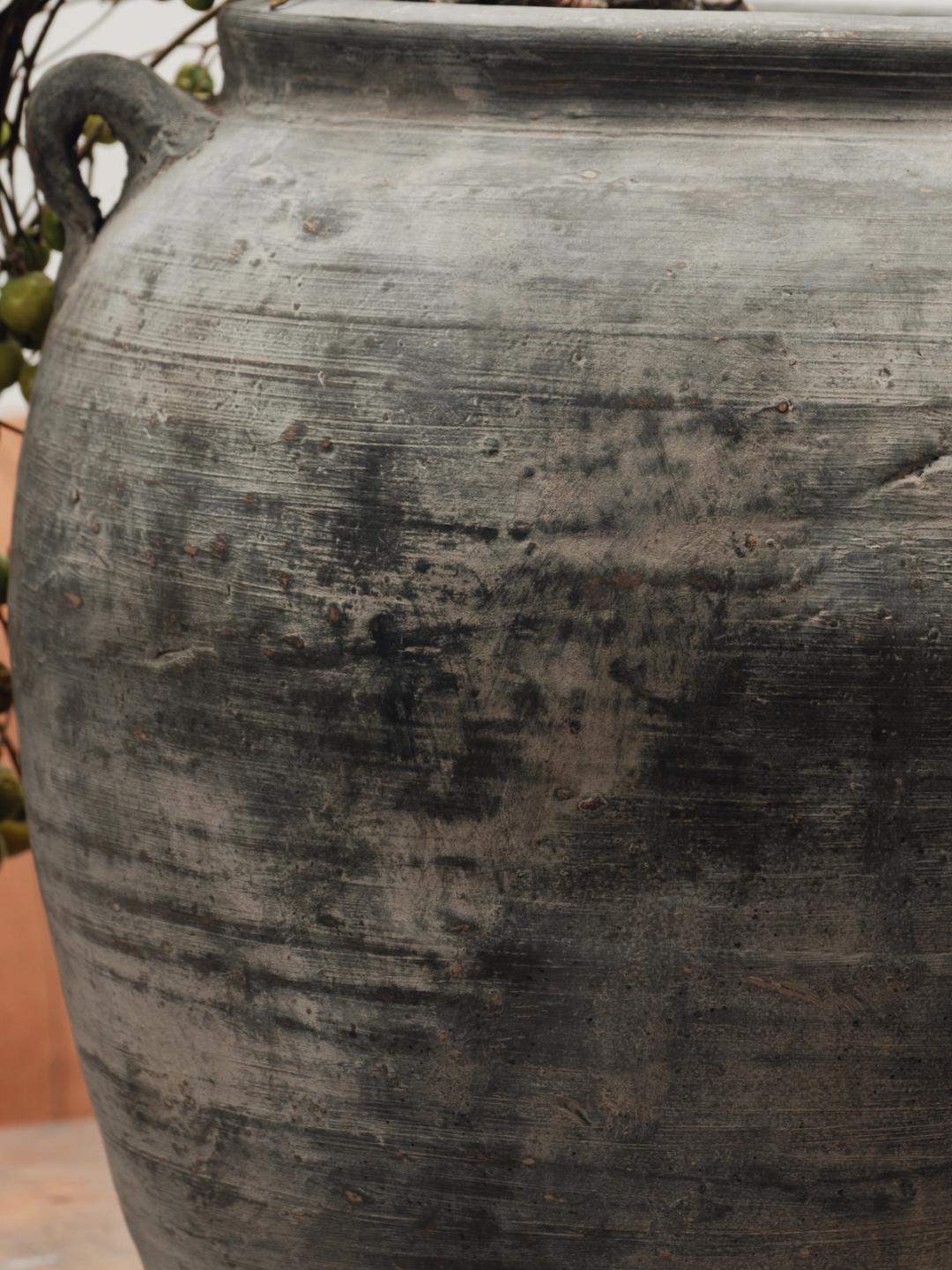 Two Handle Black Water Pot