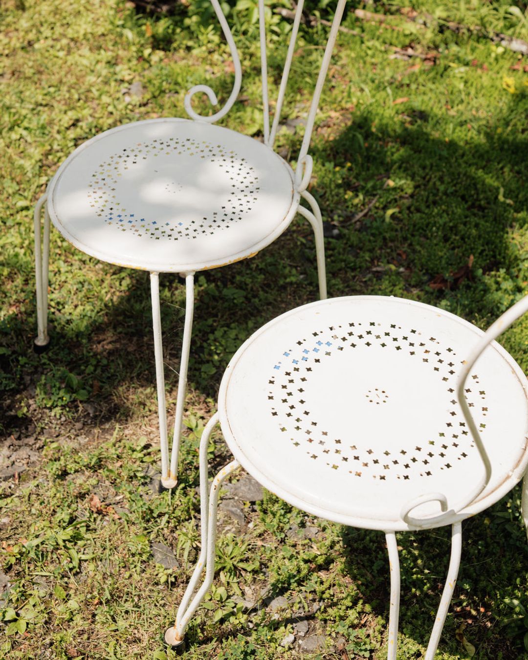 Swirl Garden Chairs - Pair