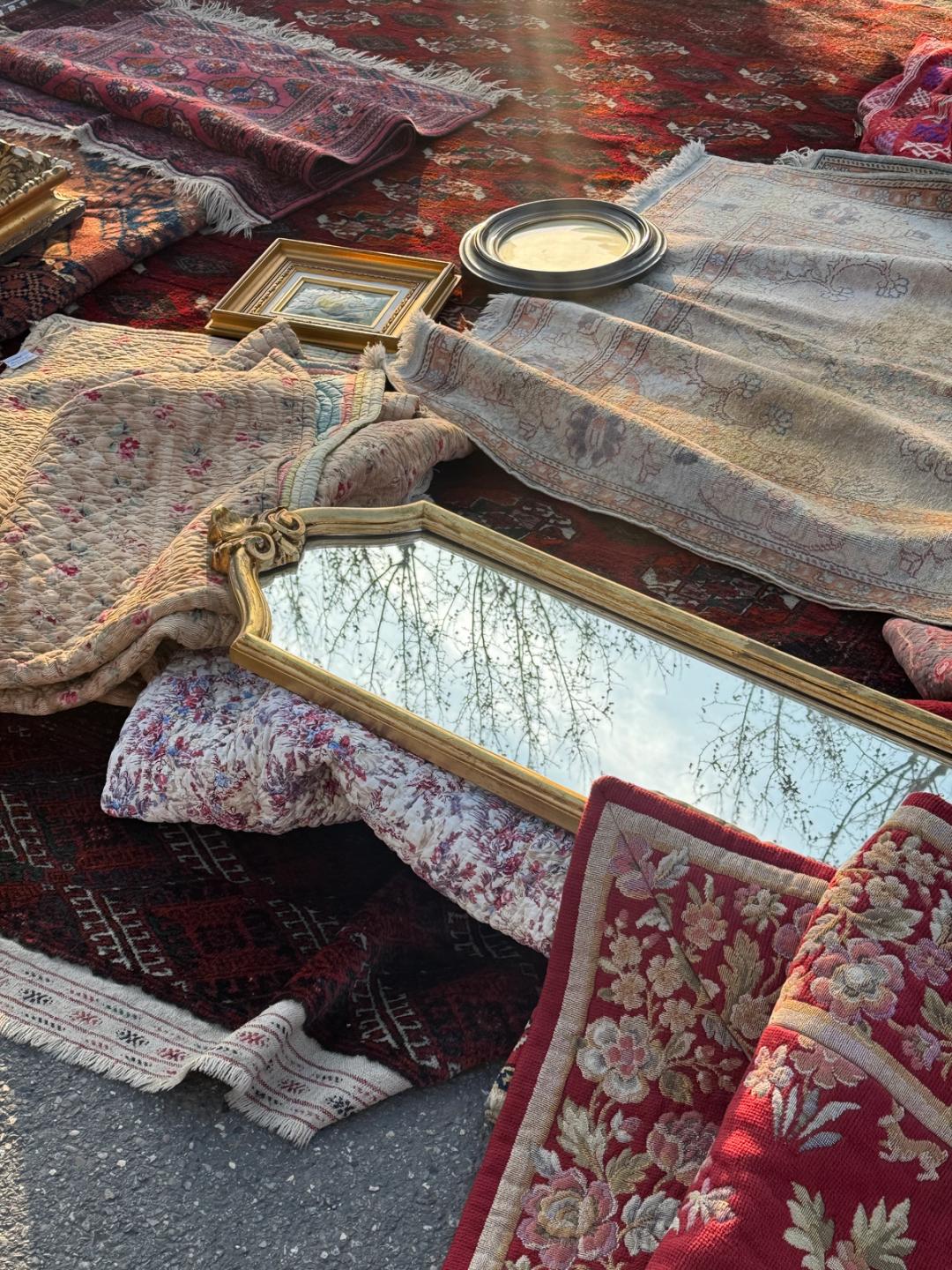 Gilded Long Mirror