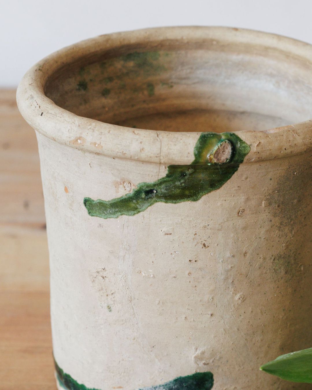 Green Drip Preserve Pot