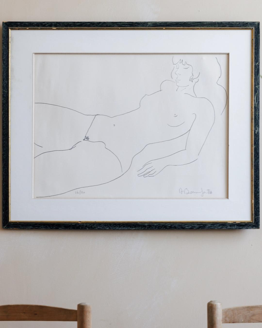 Signed Nude Sketch