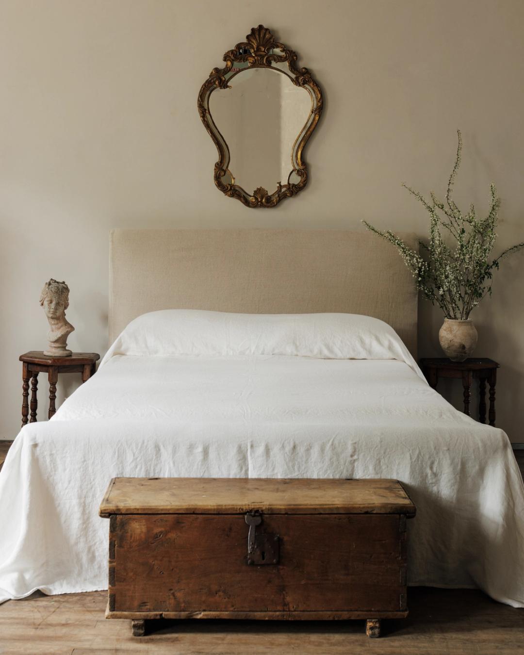 19th c. Large Shell Gilt Mirror
