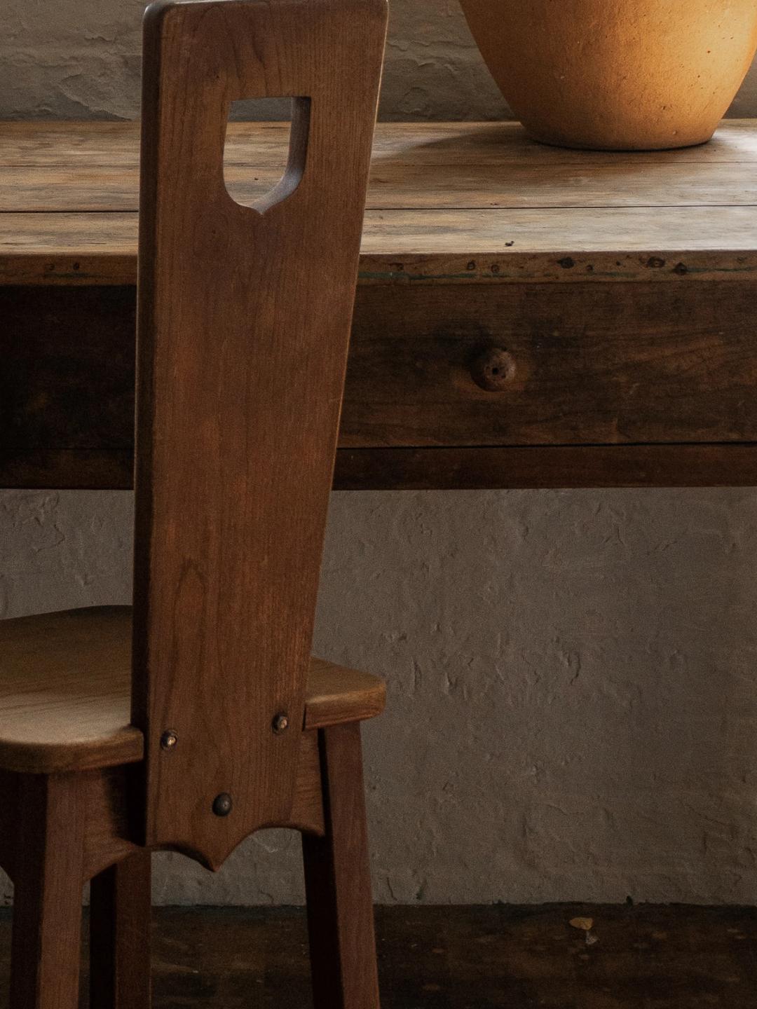 Brutalist 1940's Dining Chair
