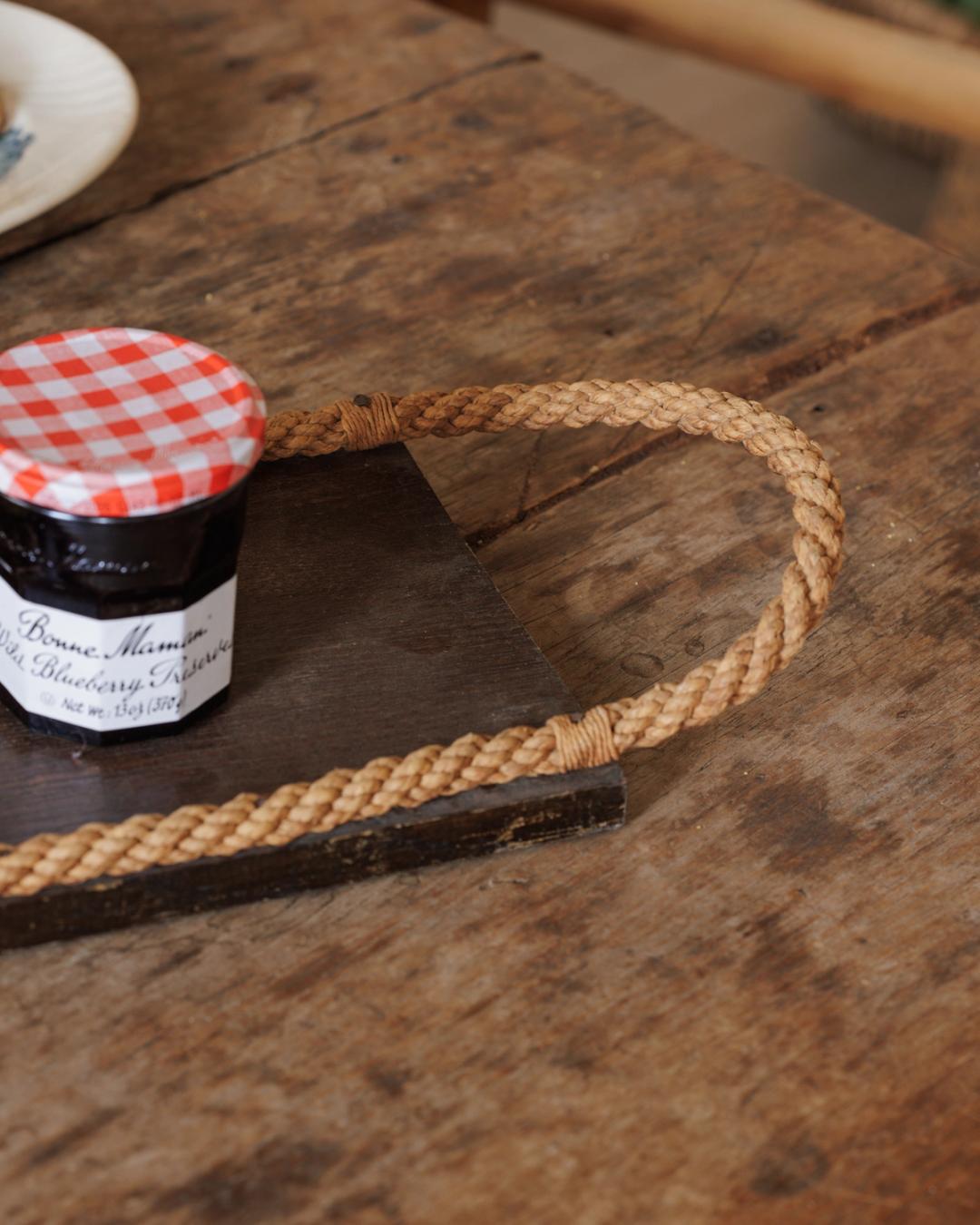 Wood and Rope Serving Board