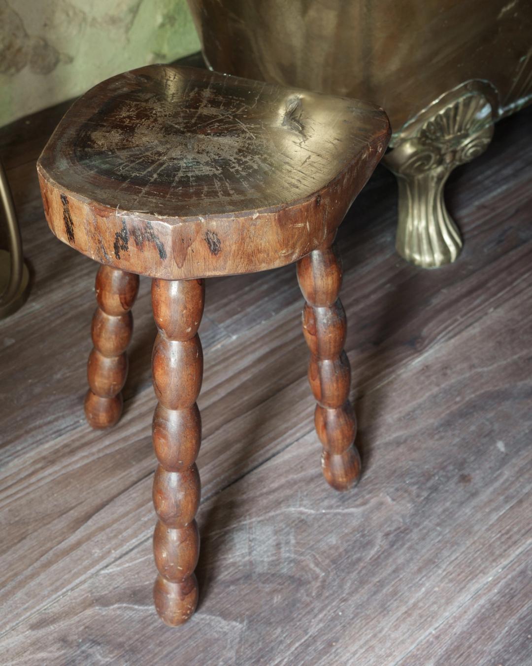 Brutalist Bobbin Stool
