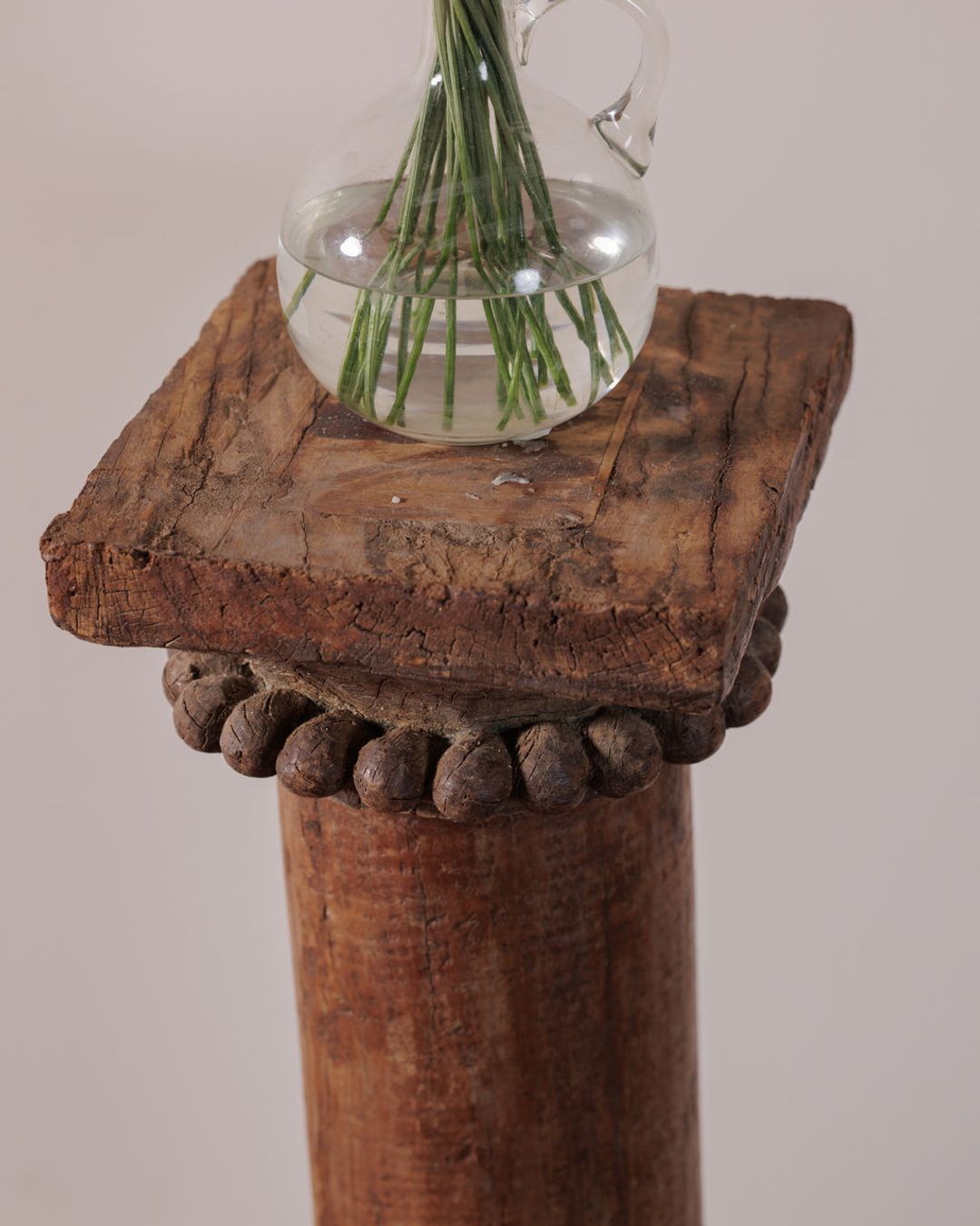 Hand Carved Pedestal