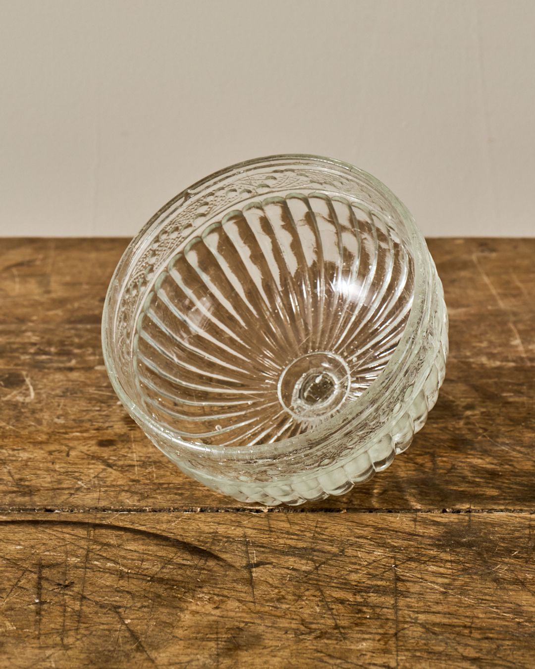Vintage Glass Pedestal Dish/Cloche